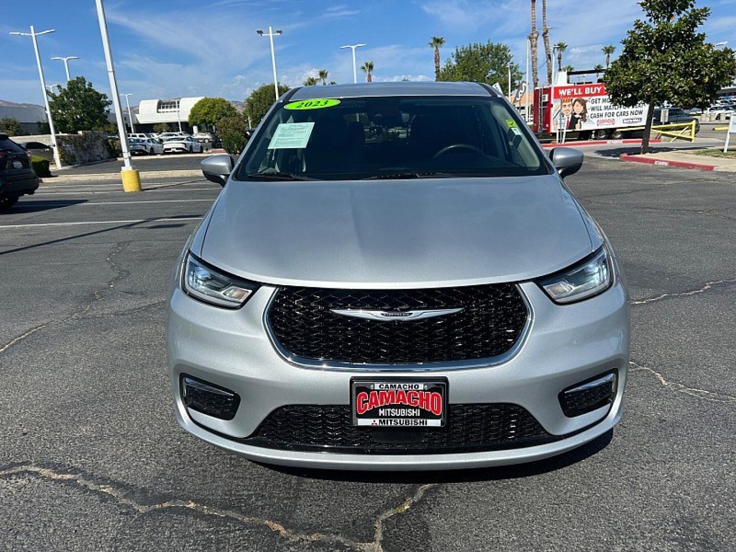 2023 Silver Chrysler Pacifica (2C4RC1BG2PR) with an V6 3.6 Liter engine, Automatic 9-Spd transmission, located at 412 Auto Vista Drive, Palmdale, 93551, (661) 945-0620, 34.592636, -118.136681- Photo#1