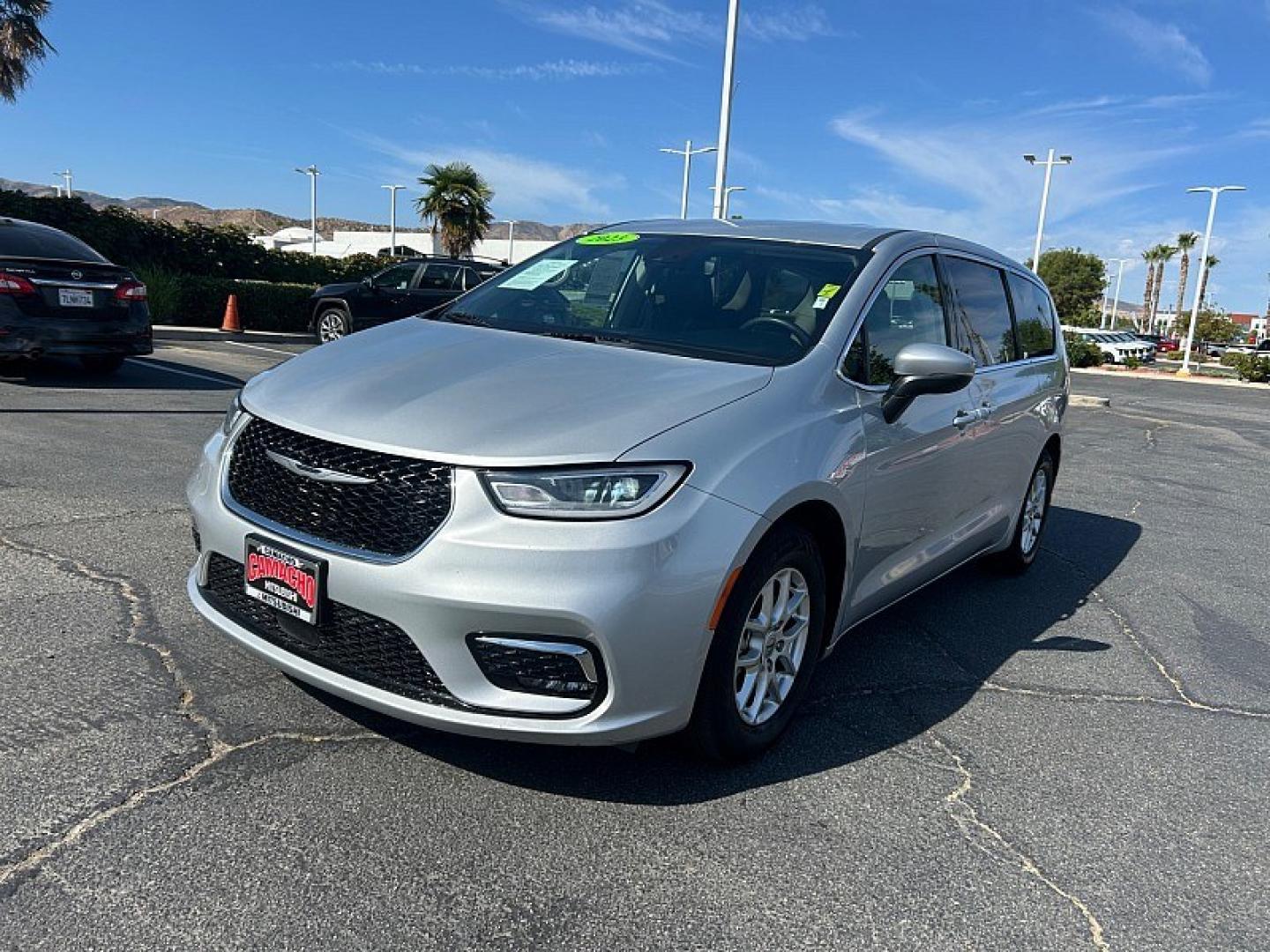 2023 Silver Chrysler Pacifica (2C4RC1BG2PR) with an V6 3.6 Liter engine, Automatic 9-Spd transmission, located at 412 Auto Vista Drive, Palmdale, 93551, (661) 945-0620, 34.592636, -118.136681- Photo#2