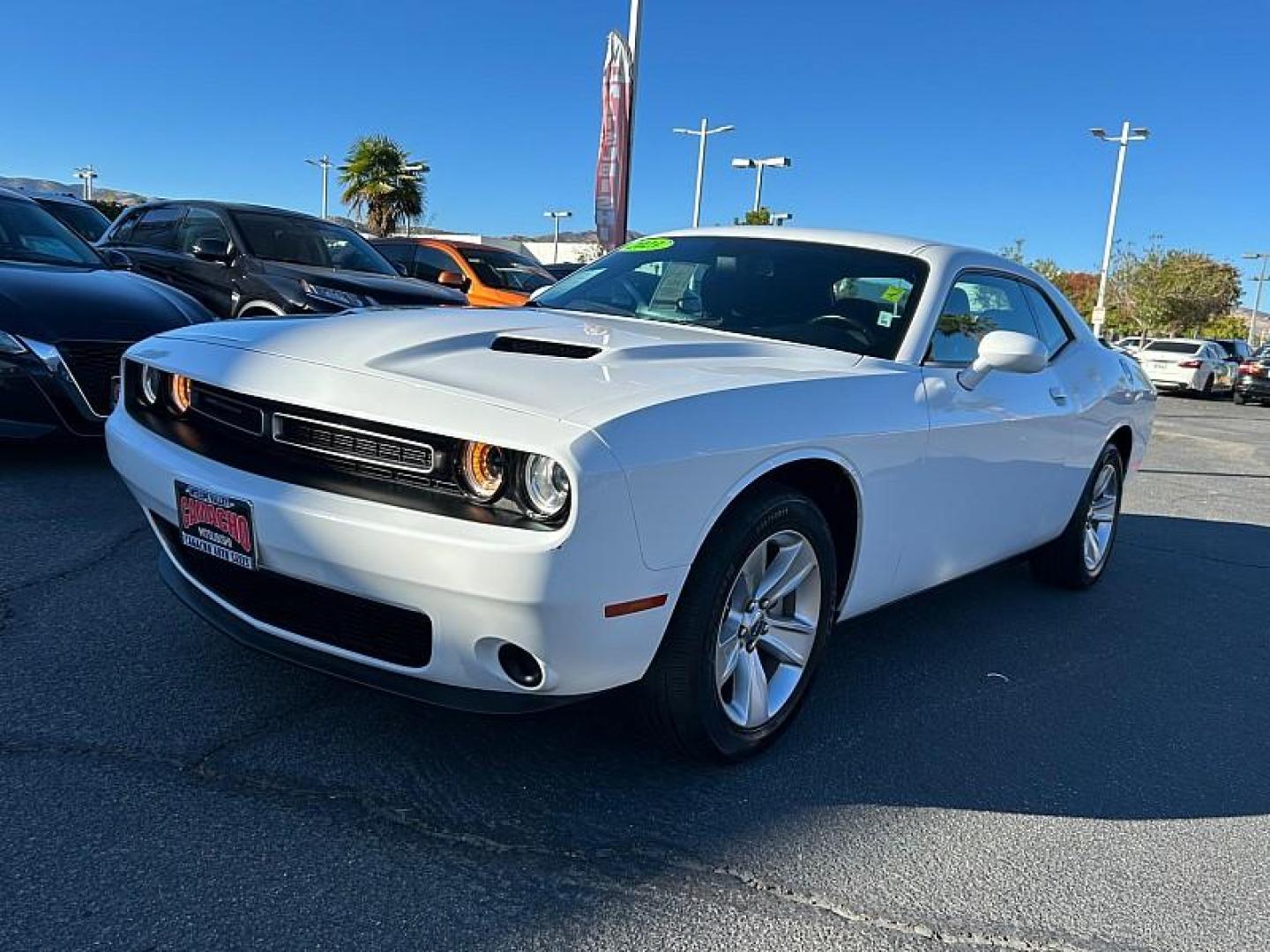 2023 WHITE Dodge Challenger (2C3CDZAG3PH) with an V6 3.6 Liter engine, Automatic 8-Spd transmission, located at 412 Auto Vista Drive, Palmdale, 93551, (661) 945-0620, 34.592636, -118.136681 - Photo#11
