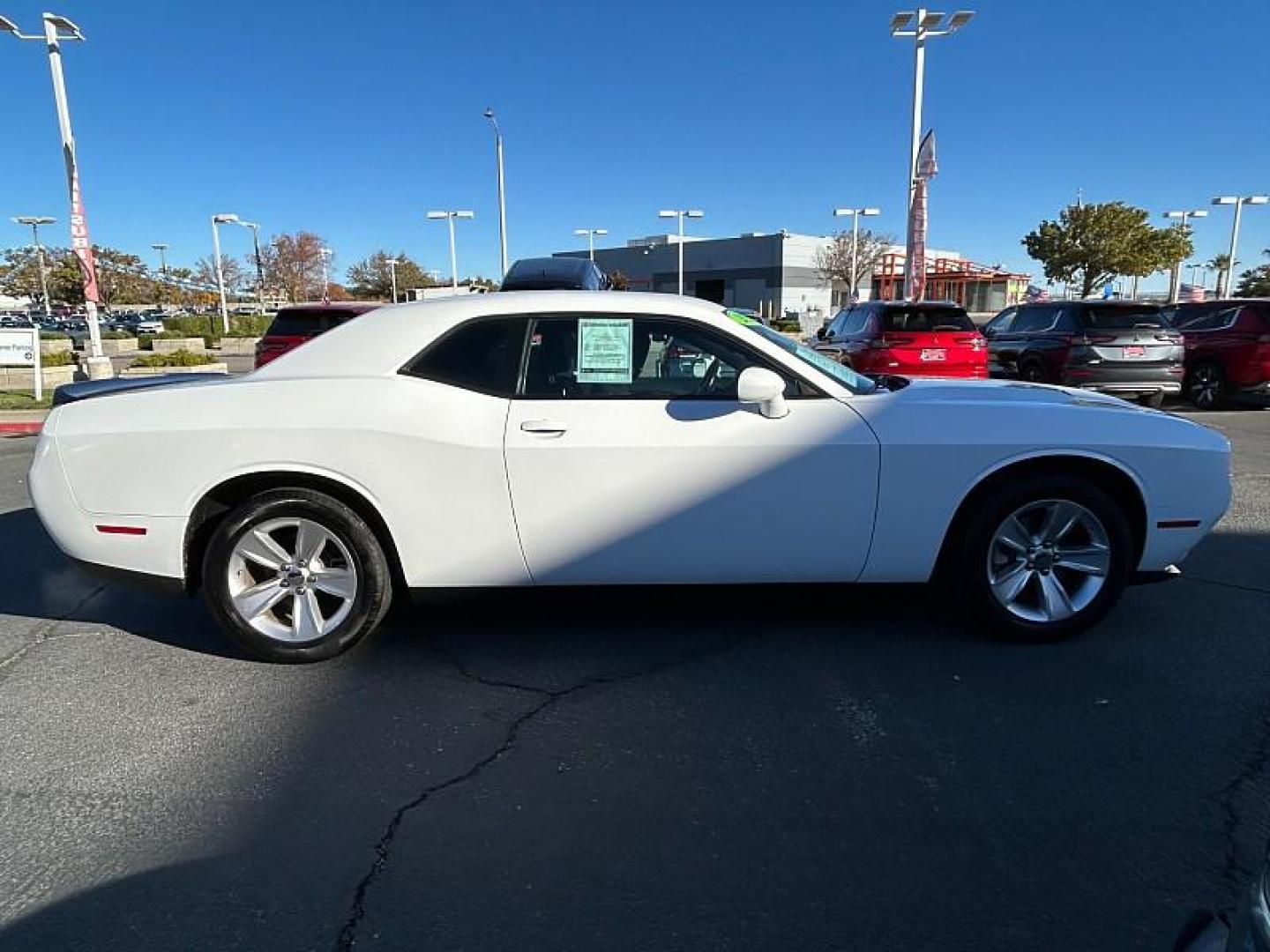 2023 WHITE Dodge Challenger (2C3CDZAG3PH) with an V6 3.6 Liter engine, Automatic 8-Spd transmission, located at 412 Auto Vista Drive, Palmdale, 93551, (661) 945-0620, 34.592636, -118.136681 - Photo#1