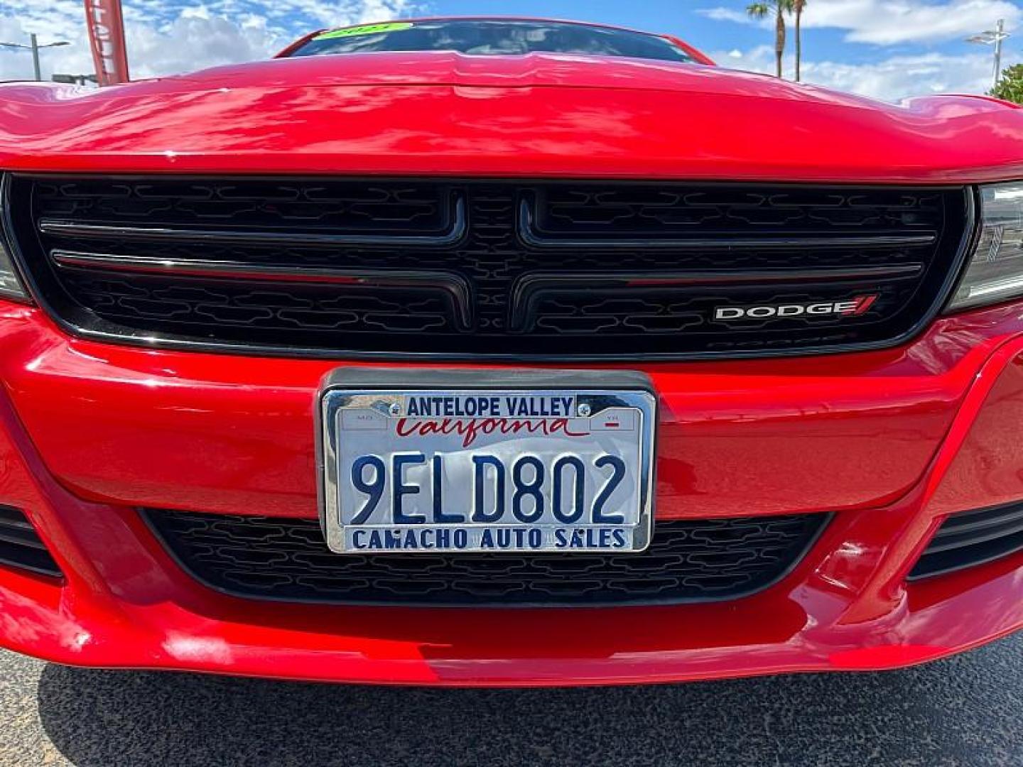 2023 RED Dodge Charger (2C3CDXBG5PH) with an V6 3.6 Liter engine, Automatic 8-Spd w/AutoStick transmission, located at 412 Auto Vista Drive, Palmdale, 93551, (661) 945-0620, 34.592636, -118.136681 - Photo#3