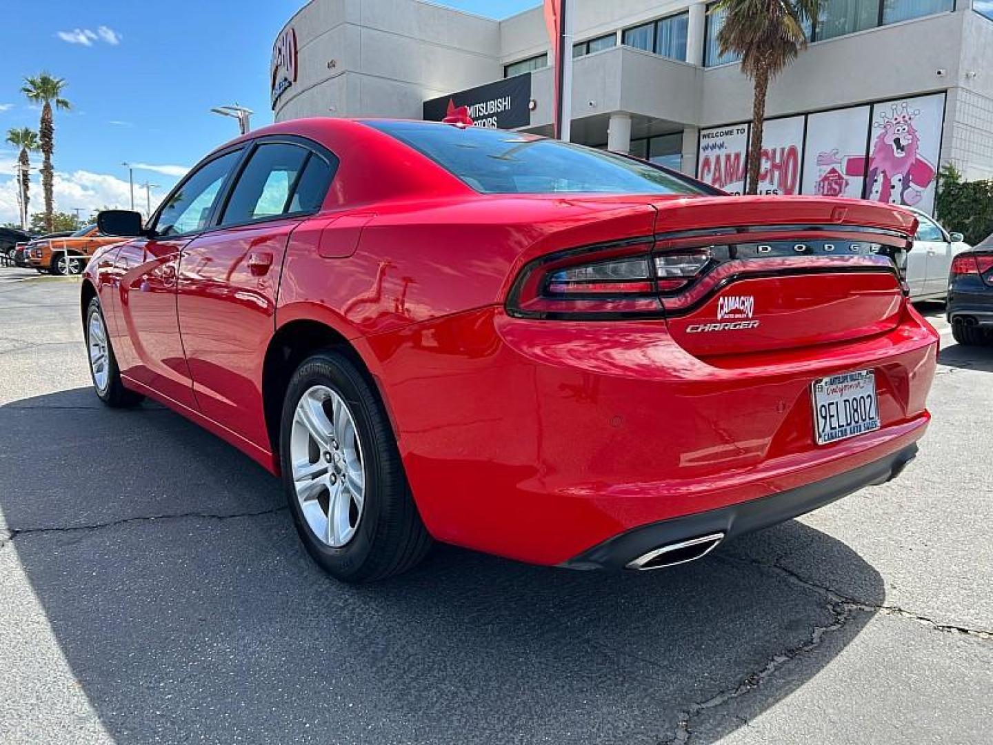 2023 RED Dodge Charger (2C3CDXBG5PH) with an V6 3.6 Liter engine, Automatic 8-Spd w/AutoStick transmission, located at 412 Auto Vista Drive, Palmdale, 93551, (661) 945-0620, 34.592636, -118.136681 - Photo#7