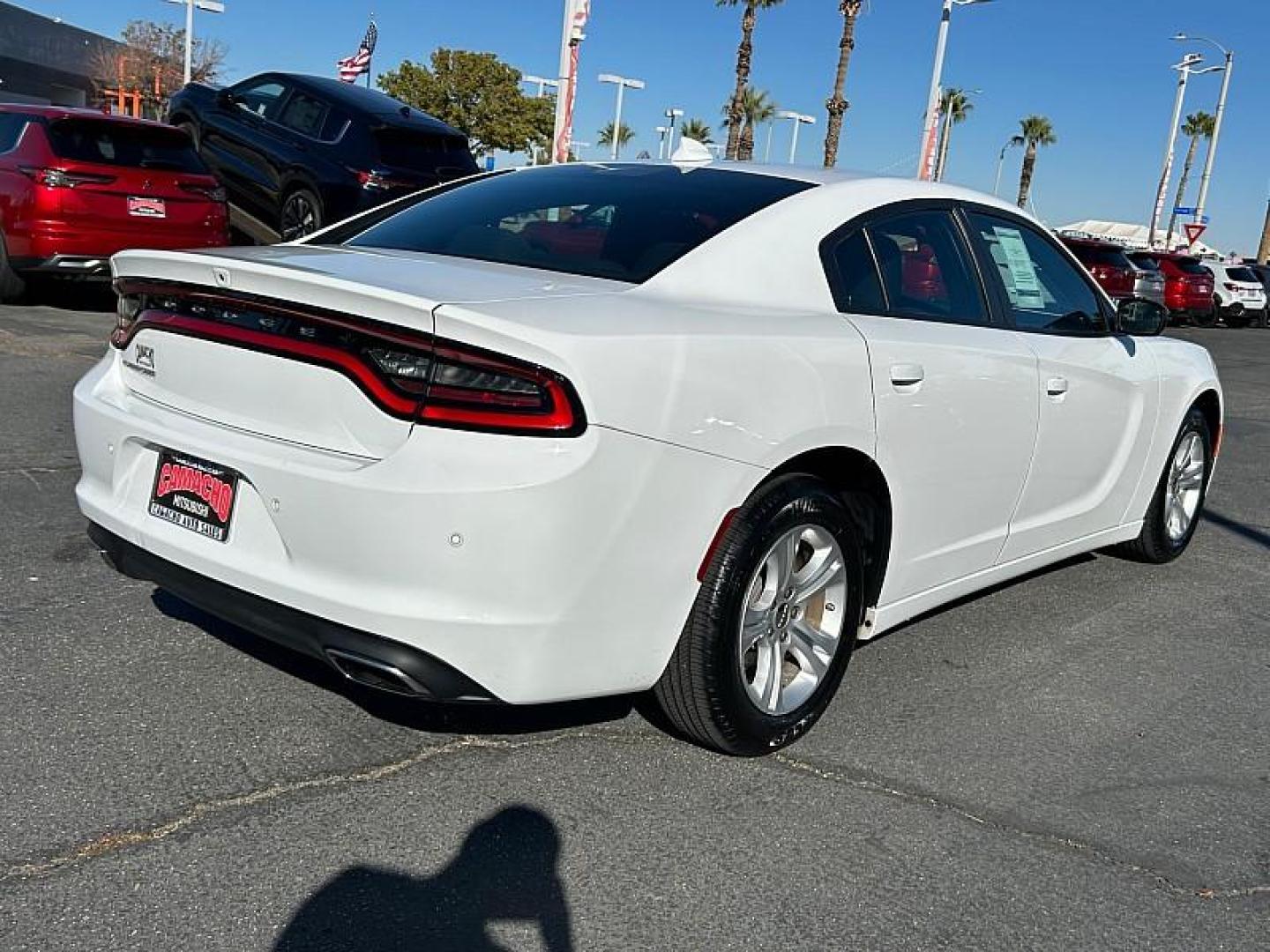 2023 WHITE Dodge Charger (2C3CDXBG9PH) with an V6 3.6 Liter engine, Automatic 8-Spd w/AutoStick transmission, located at 412 Auto Vista Drive, Palmdale, 93551, (661) 945-0620, 34.592636, -118.136681 - Photo#3