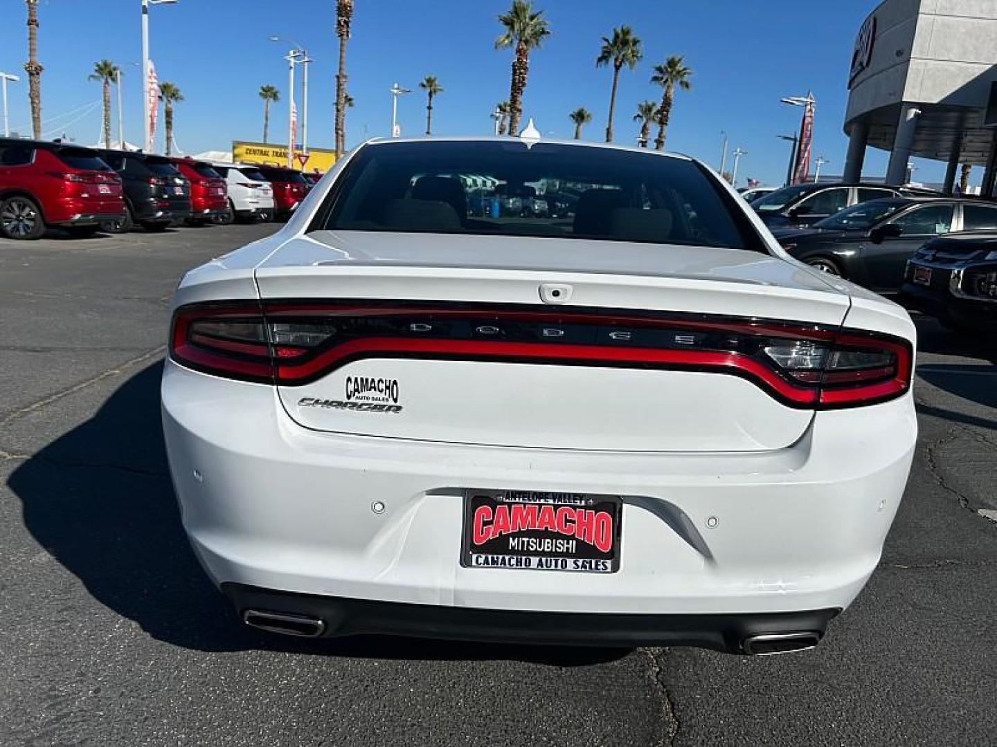 2023 WHITE Dodge Charger (2C3CDXBG9PH) with an V6 3.6 Liter engine, Automatic 8-Spd w/AutoStick transmission, located at 412 Auto Vista Drive, Palmdale, 93551, (661) 945-0620, 34.592636, -118.136681 - Photo#4