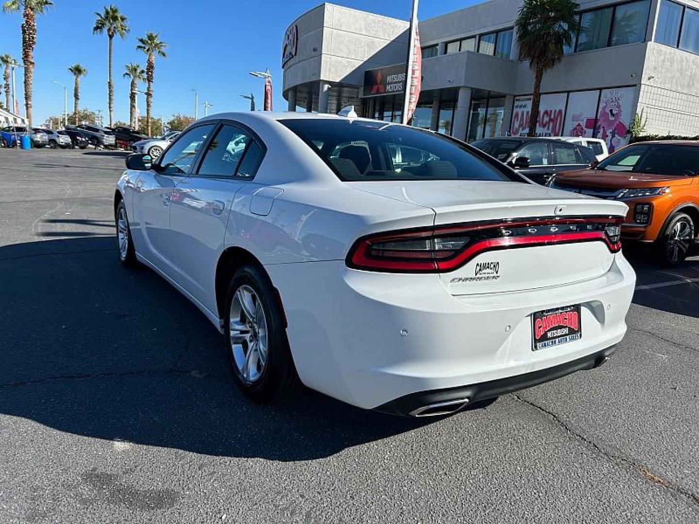 2023 WHITE Dodge Charger (2C3CDXBG9PH) with an V6 3.6 Liter engine, Automatic 8-Spd w/AutoStick transmission, located at 412 Auto Vista Drive, Palmdale, 93551, (661) 945-0620, 34.592636, -118.136681 - Photo#5