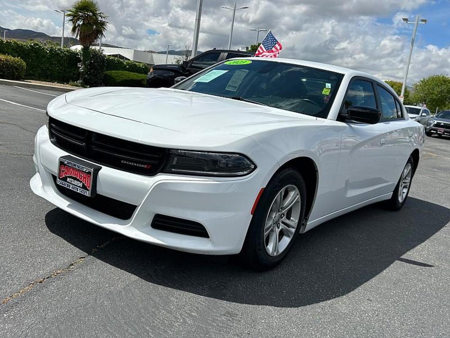 2023 WHITE Dodge Charger (2C3CDXBG1PH) with an V6 3.6 Liter engine, Automatic 8-Spd w/AutoStick transmission, located at 412 Auto Vista Drive, Palmdale, 93551, (661) 945-0620, 34.592636, -118.136681 - Photo#2