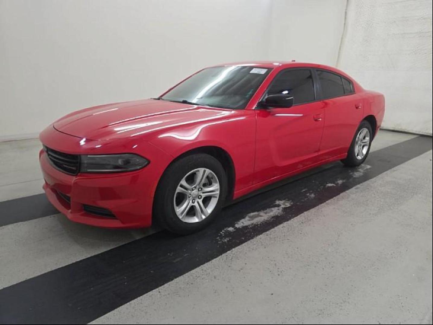 2023 RED Dodge Charger (2C3CDXBG6PH) with an V6 3.6 Liter engine, Automatic 8-Spd w/AutoStick transmission, located at 412 Auto Vista Drive, Palmdale, 93551, (661) 945-0620, 34.592636, -118.136681 - Photo#0