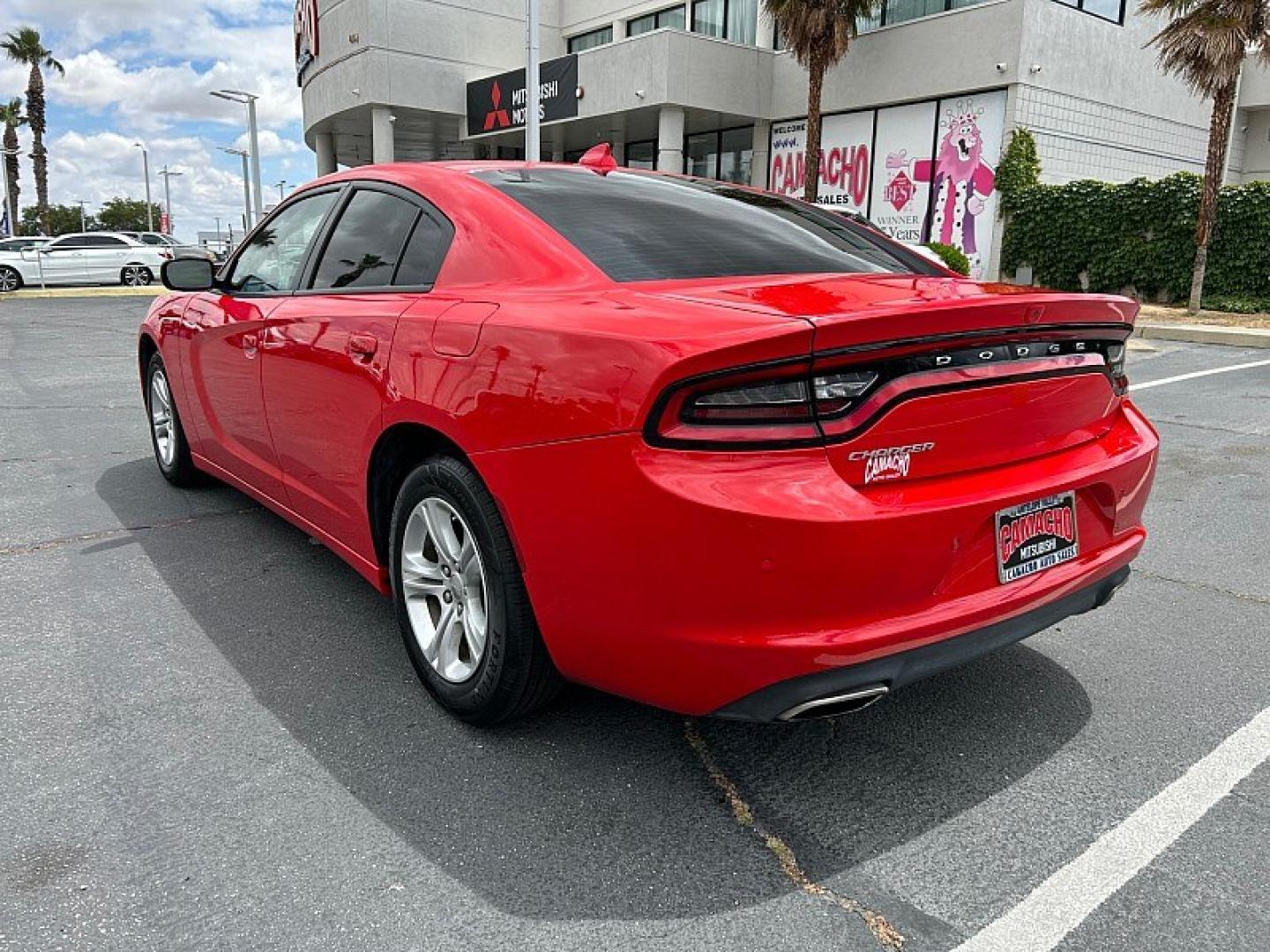 2023 RED Dodge Charger (2C3CDXBG6PH) with an V6 3.6 Liter engine, Automatic 8-Spd w/AutoStick transmission, located at 412 Auto Vista Drive, Palmdale, 93551, (661) 945-0620, 34.592636, -118.136681 - Photo#4