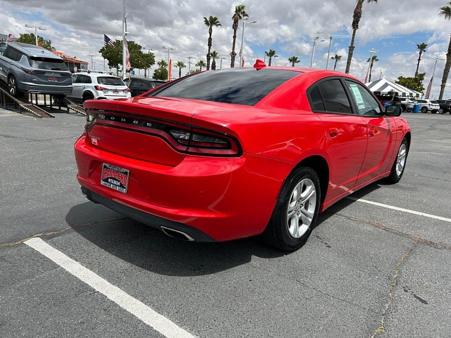 2023 RED Dodge Charger (2C3CDXBG6PH) with an V6 3.6 Liter engine, Automatic 8-Spd w/AutoStick transmission, located at 412 Auto Vista Drive, Palmdale, 93551, (661) 945-0620, 34.592636, -118.136681 - Photo#8