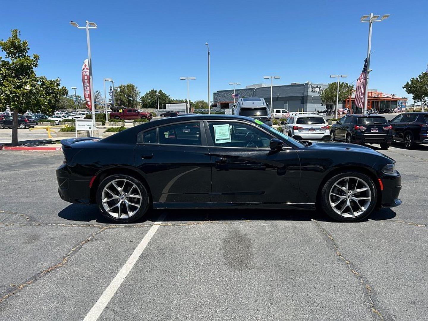 2023 BLACK Dodge Charger (2C3CDXHG9PH) with an V6 3.6 Liter engine, Automatic 8-Spd w/AutoStick transmission, located at 412 Auto Vista Drive, Palmdale, 93551, (661) 945-0620, 34.592636, -118.136681 - Photo#5
