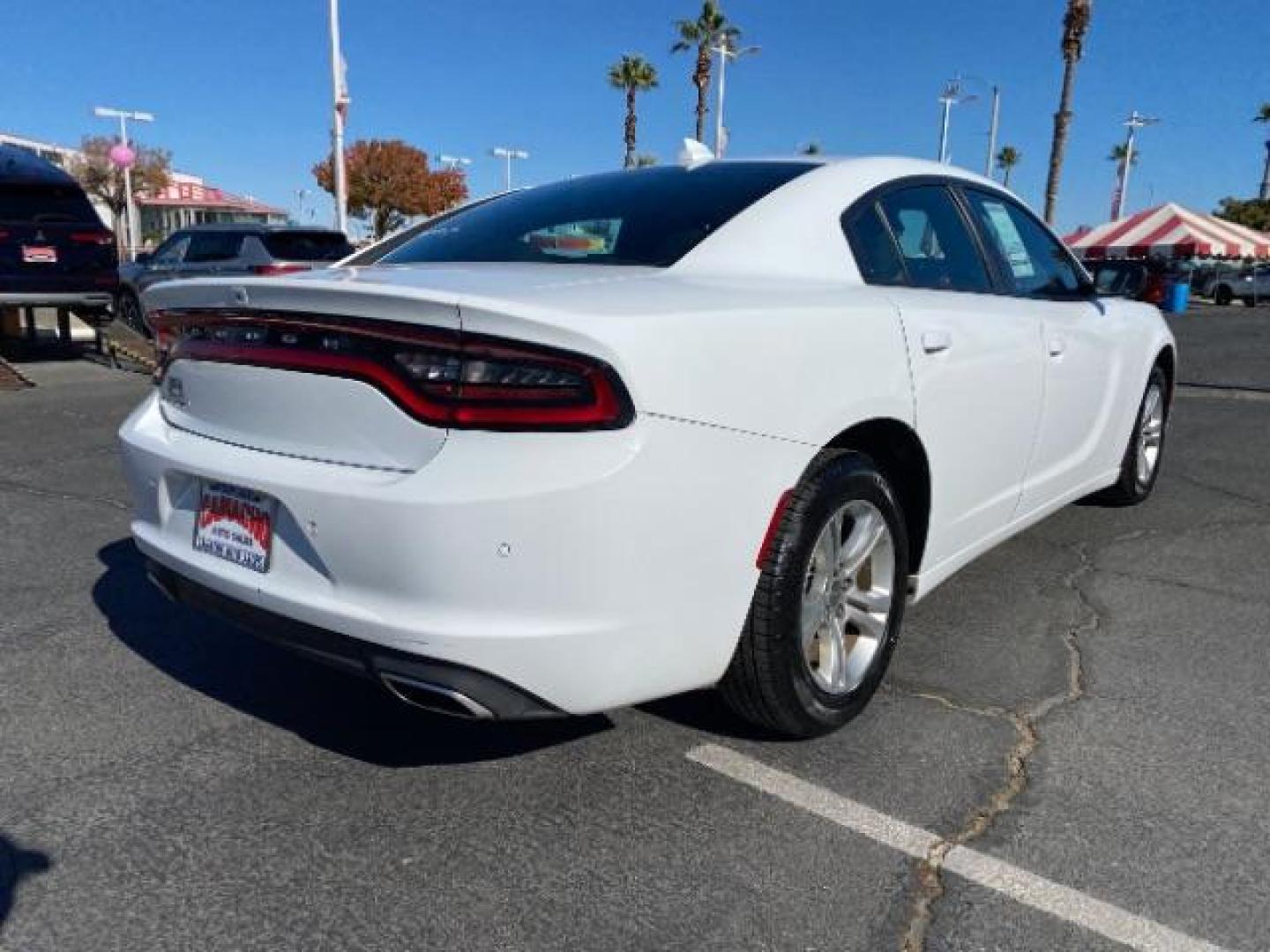 2023 WHITE Dodge Charger (2C3CDXBG6PH) with an V6 3.6 Liter engine, Automatic 8-Spd w/AutoStick transmission, located at 412 Auto Vista Drive, Palmdale, 93551, (661) 945-0620, 34.592636, -118.136681 - Photo#5