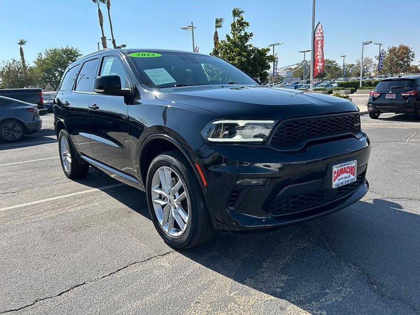 2023 BLACK Dodge Durango (1C4RDJDG7PC) with an V6 3.6 Liter engine, Automatic 8-Spd transmission, located at 412 Auto Vista Drive, Palmdale, 93551, (661) 945-0620, 34.592636, -118.136681 - Photo#0