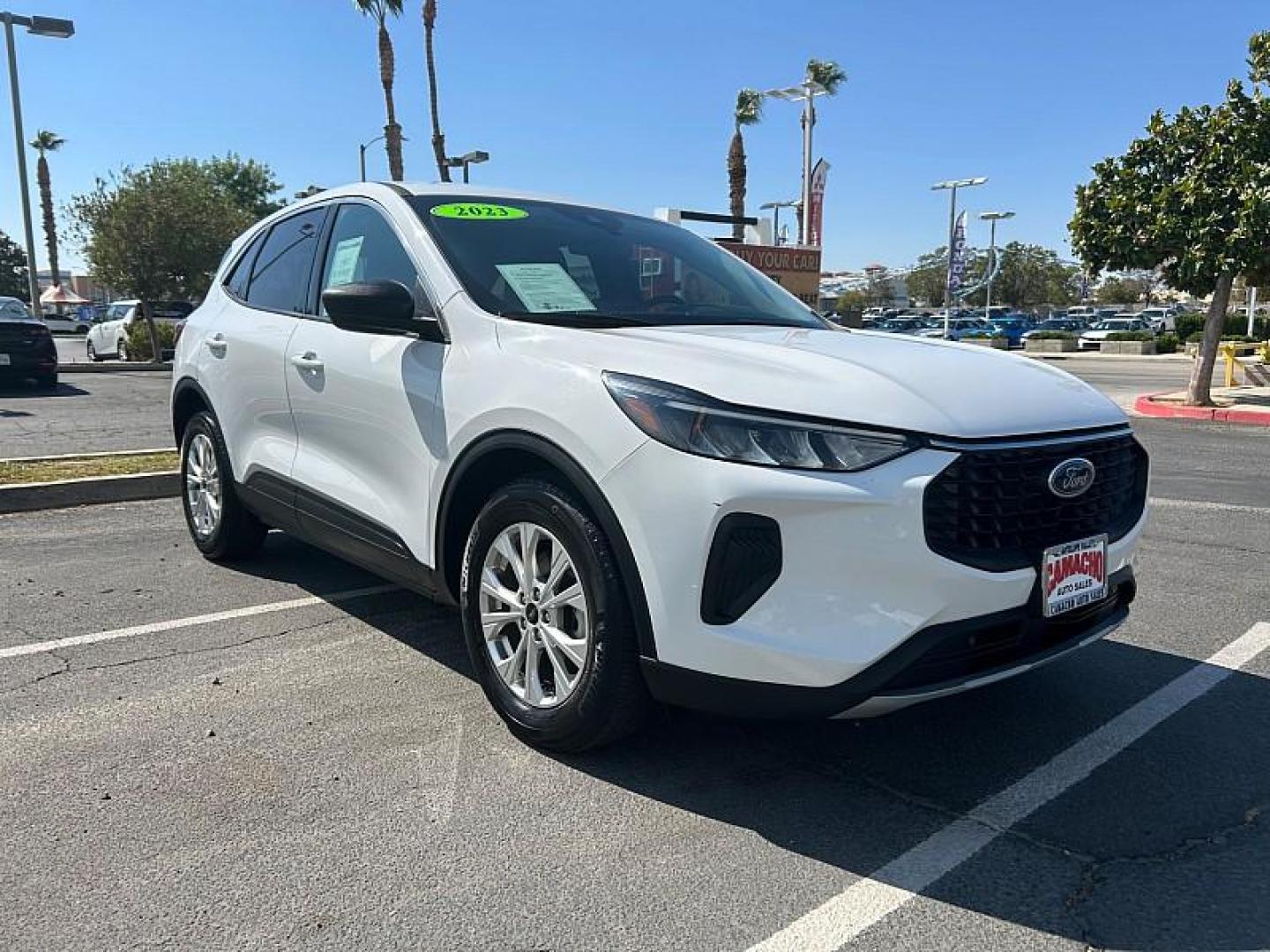 2023 WHITE Ford Escape (1FMCU0GN7PU) with an 3-Cyl EcoBoost Turbo 1.5 Liter engine, Automatic transmission, located at 412 Auto Vista Drive, Palmdale, 93551, (661) 945-0620, 34.592636, -118.136681 - Photo#0
