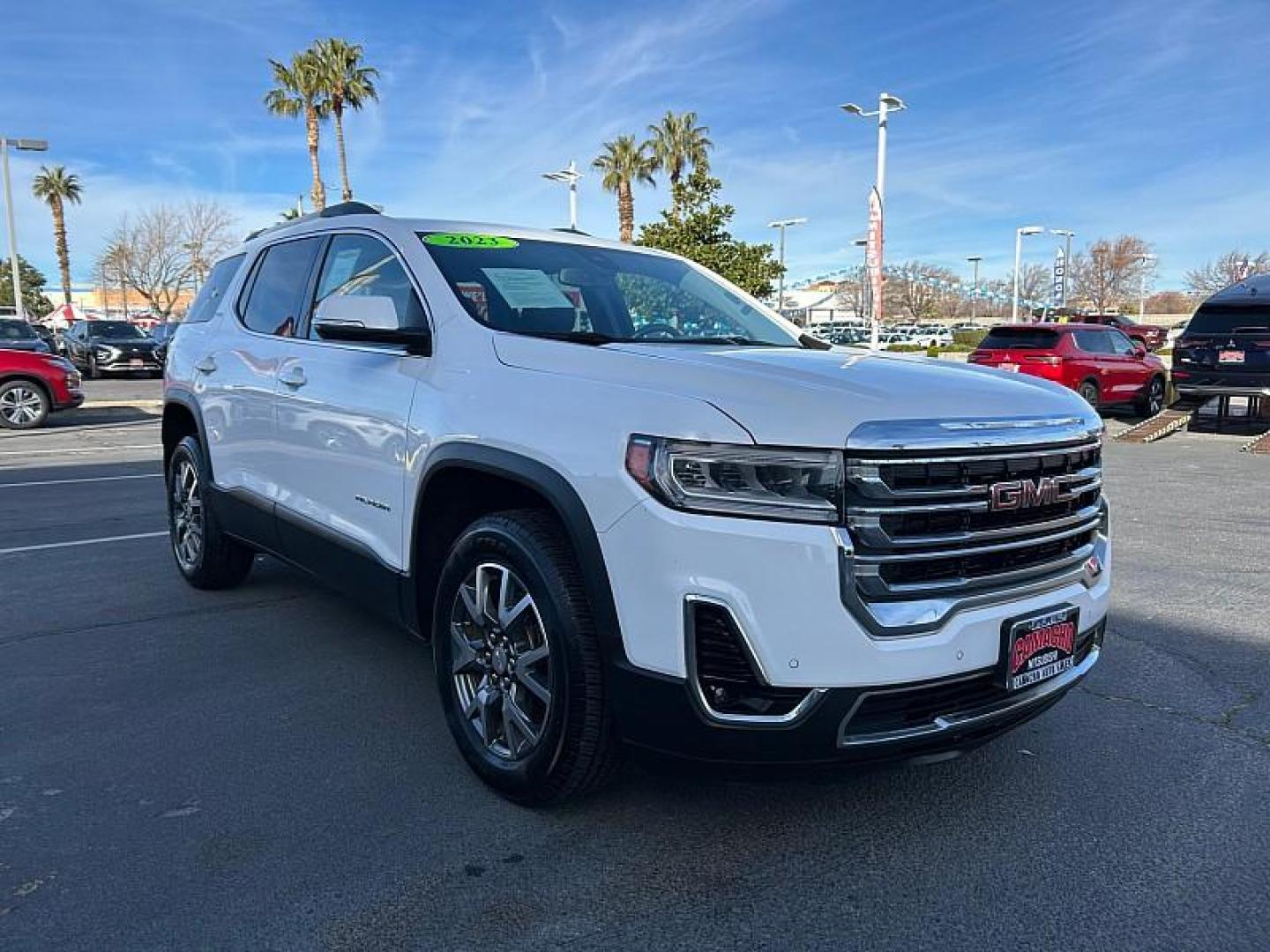 2023 WHITE GMC Acadia (1GKKNML47PZ) with an V6 3.6 Liter engine, Automatic 9-Spd transmission, located at 412 Auto Vista Drive, Palmdale, 93551, (661) 945-0620, 34.592636, -118.136681- Photo#0