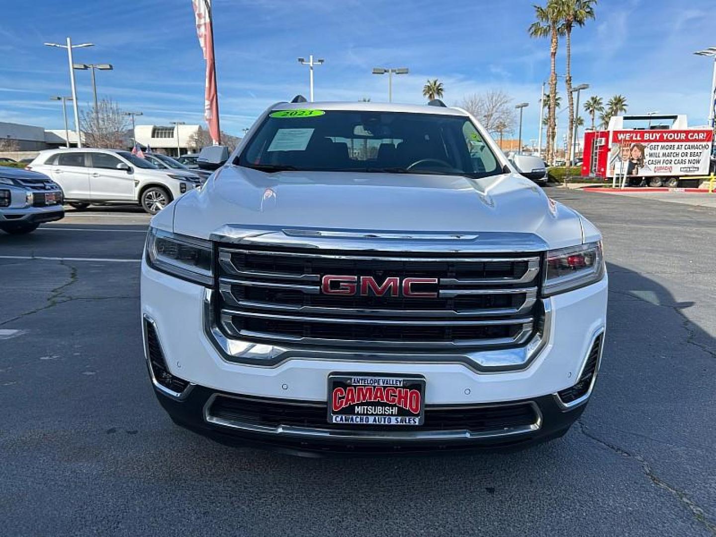 2023 WHITE GMC Acadia (1GKKNML47PZ) with an V6 3.6 Liter engine, Automatic 9-Spd transmission, located at 412 Auto Vista Drive, Palmdale, 93551, (661) 945-0620, 34.592636, -118.136681- Photo#2