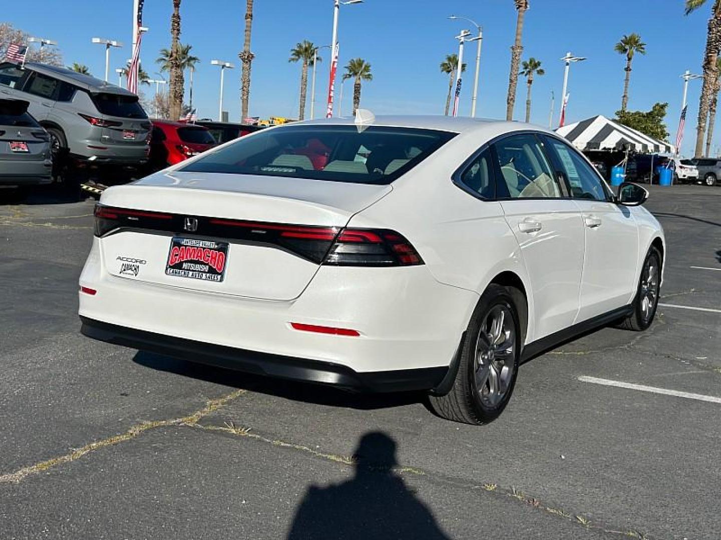 2023 WHITE Honda Accord Sedan (1HGCY1F32PA) with an 4-Cyl Turbo 1.5 Liter engine, Automatic CVT transmission, located at 412 Auto Vista Drive, Palmdale, 93551, (661) 945-0620, 34.592636, -118.136681 - Photo#1