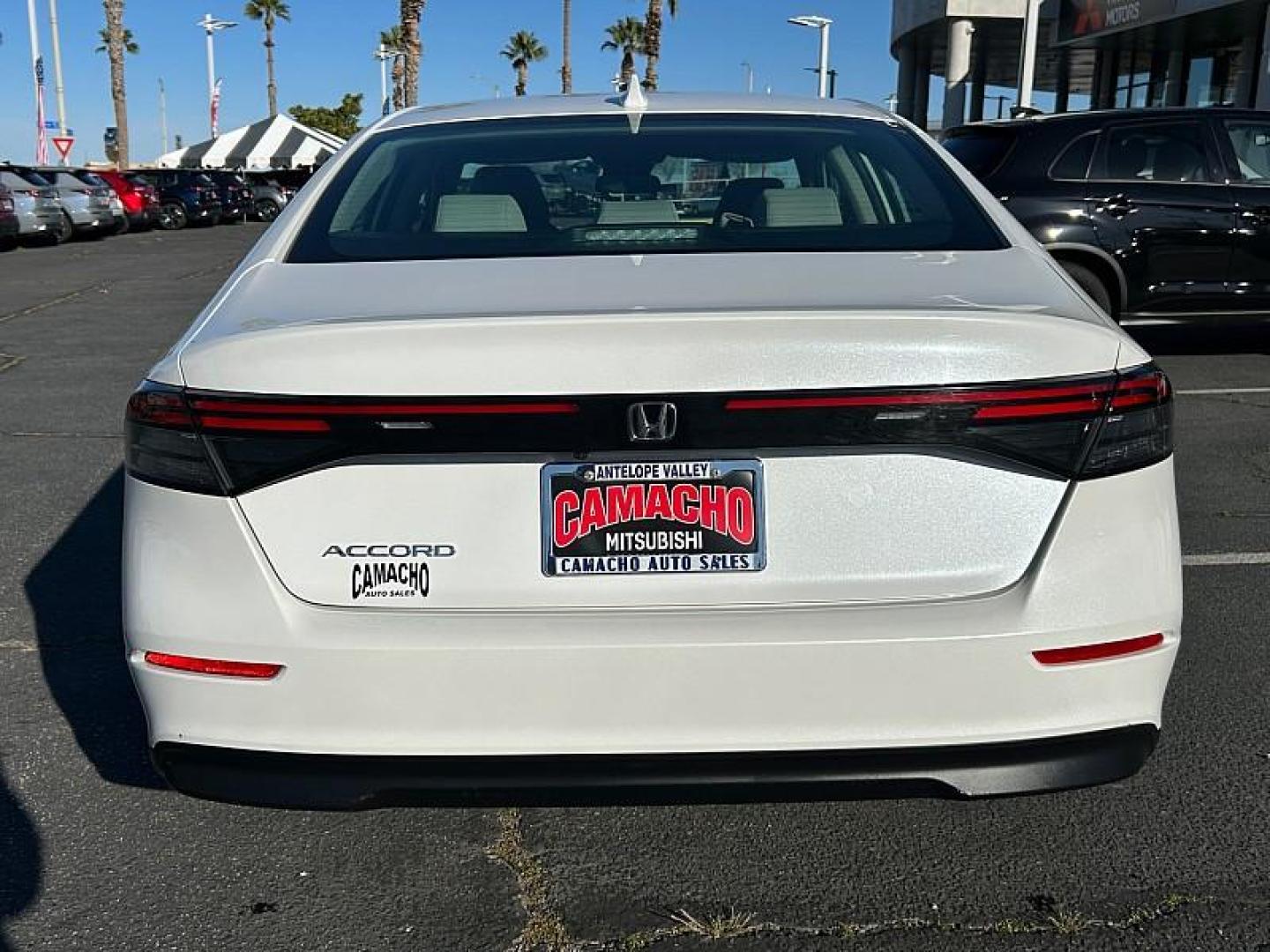2023 WHITE Honda Accord Sedan (1HGCY1F32PA) with an 4-Cyl Turbo 1.5 Liter engine, Automatic CVT transmission, located at 412 Auto Vista Drive, Palmdale, 93551, (661) 945-0620, 34.592636, -118.136681 - Photo#2