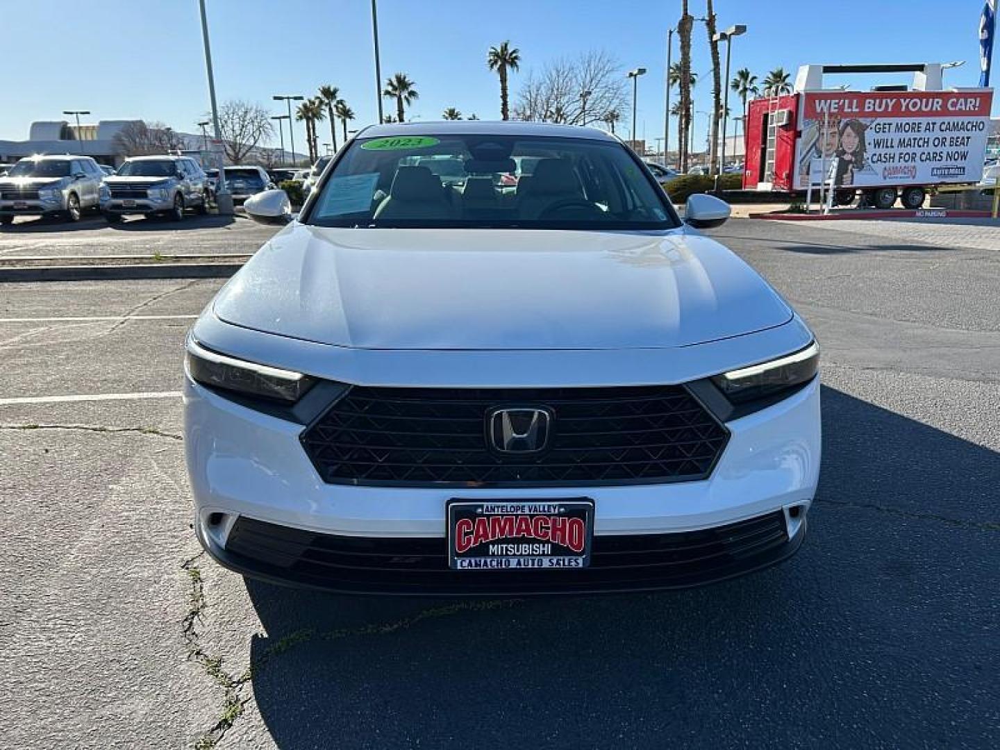 2023 WHITE Honda Accord Sedan (1HGCY1F32PA) with an 4-Cyl Turbo 1.5 Liter engine, Automatic CVT transmission, located at 412 Auto Vista Drive, Palmdale, 93551, (661) 945-0620, 34.592636, -118.136681 - Photo#6