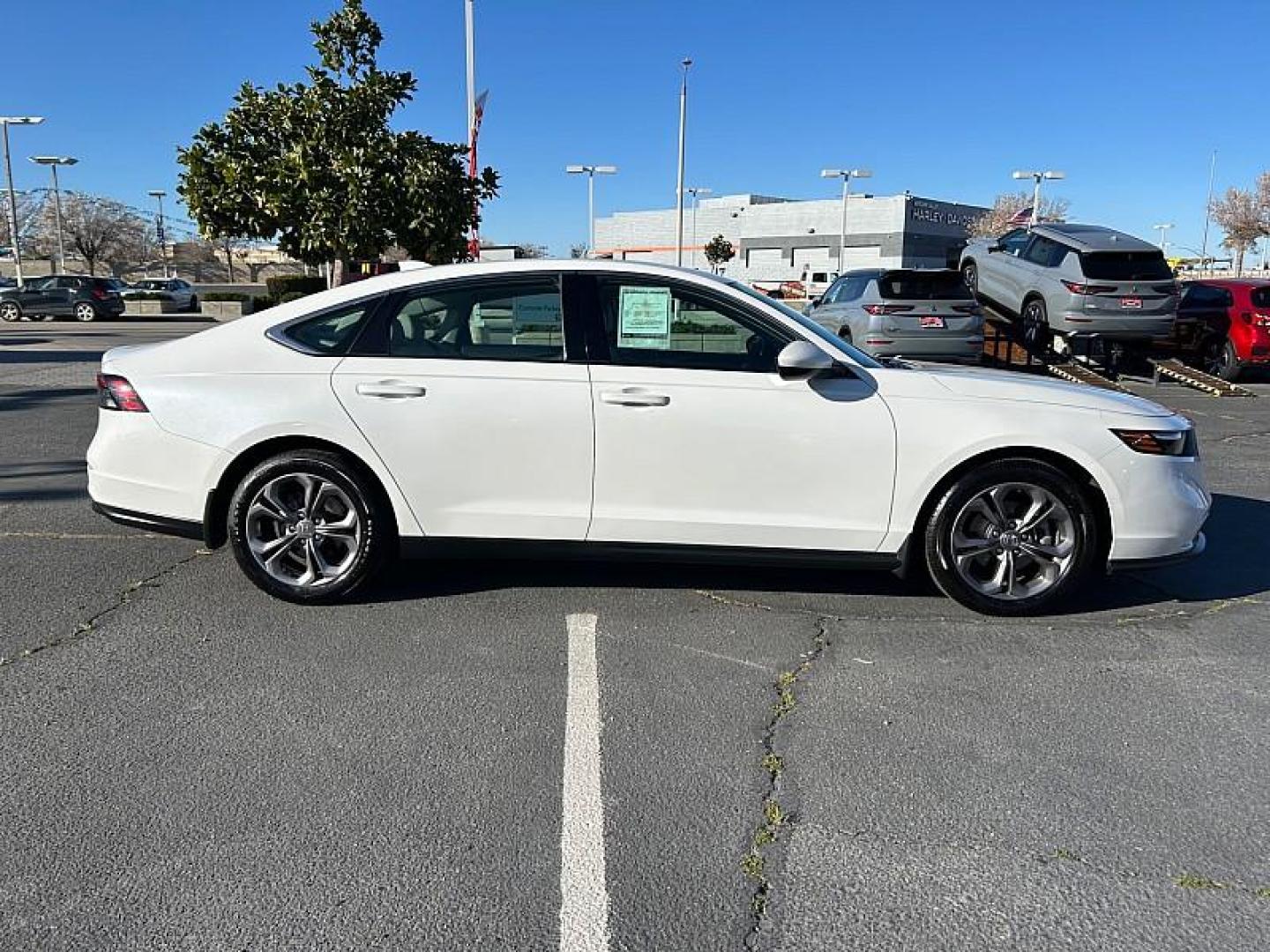 2023 WHITE Honda Accord Sedan (1HGCY1F32PA) with an 4-Cyl Turbo 1.5 Liter engine, Automatic CVT transmission, located at 412 Auto Vista Drive, Palmdale, 93551, (661) 945-0620, 34.592636, -118.136681 - Photo#11