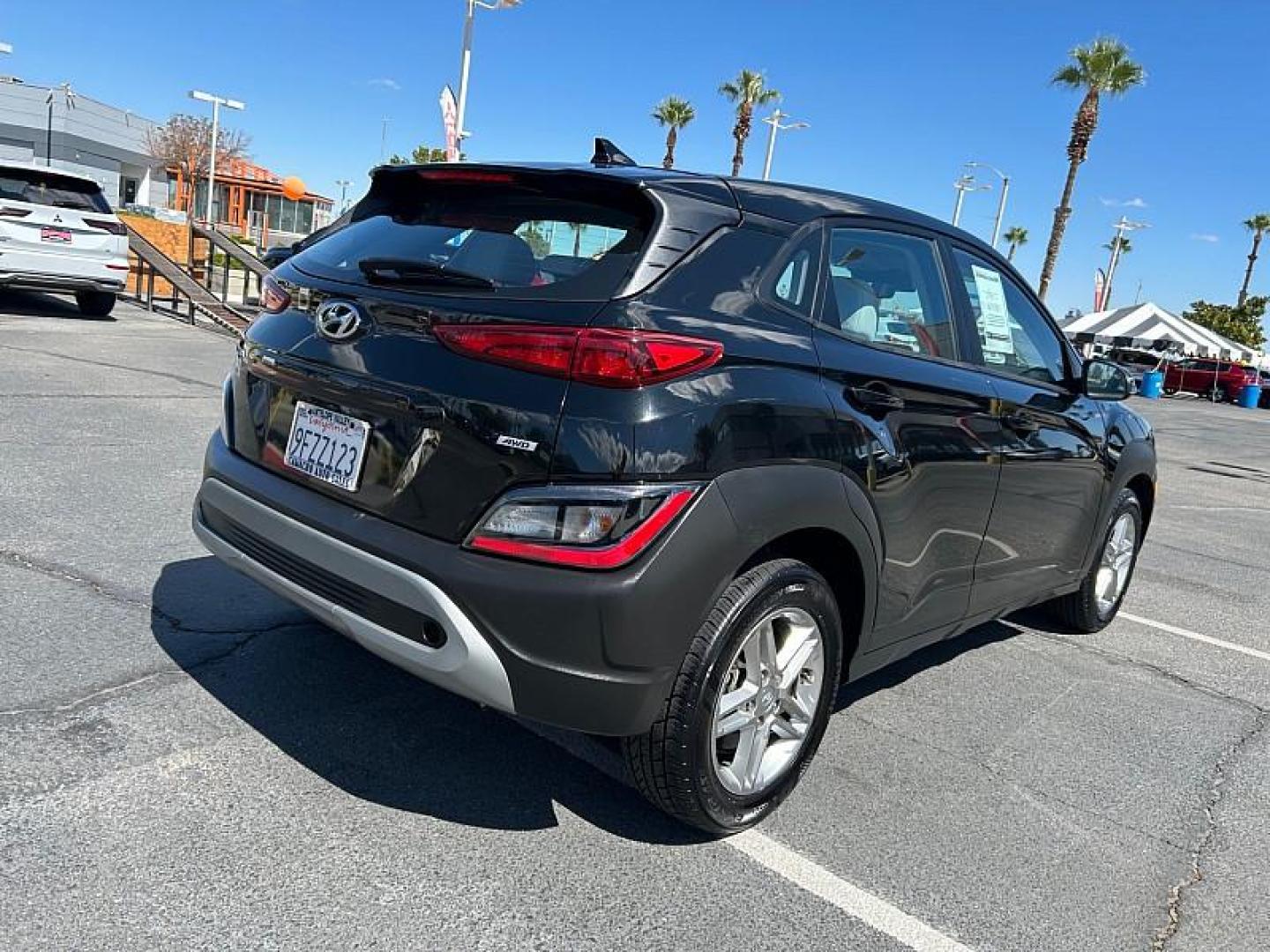 2023 BLACK Hyundai Kona (KM8K2CAB3PU) with an 4-Cyl 2.0 Liter engine, Automatic CVT transmission, located at 412 Auto Vista Drive, Palmdale, 93551, (661) 945-0620, 34.592636, -118.136681 - Photo#4