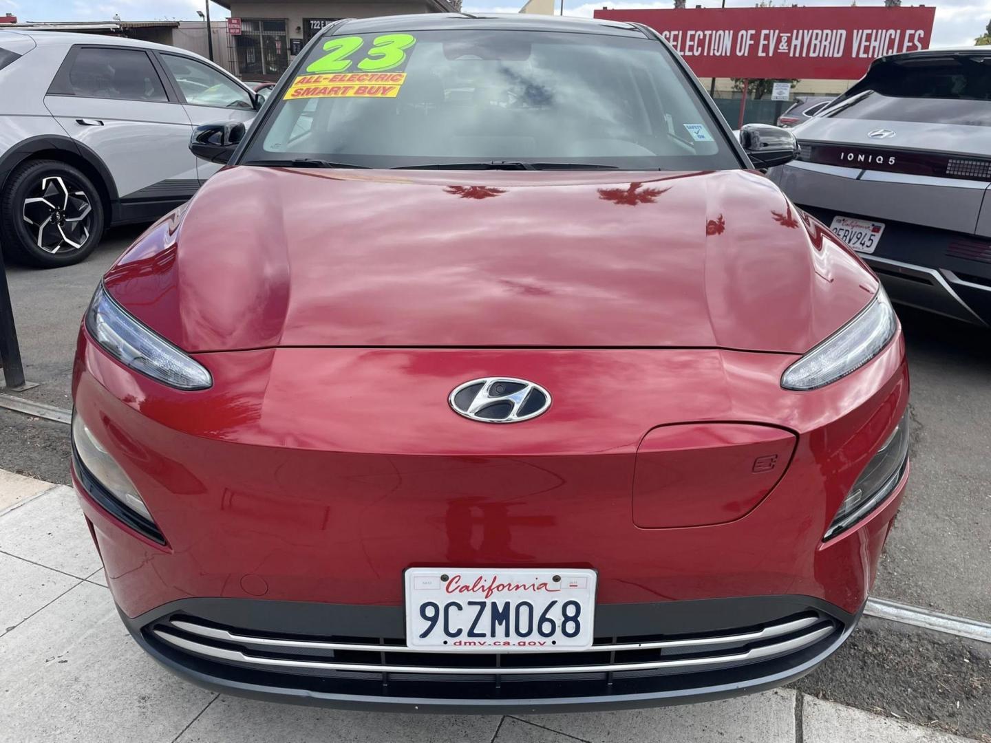 2023 Hyundai Kona EV SEL (KM8K23AG2PU) with an ELECTRIC engine, 1A transmission, located at 744 E Miner Ave, Stockton, CA, 95202, (209) 944-5770, 37.956863, -121.282082 - PLUS TAXES AND FEES NO CHARGER AVAILABLE - Photo#2