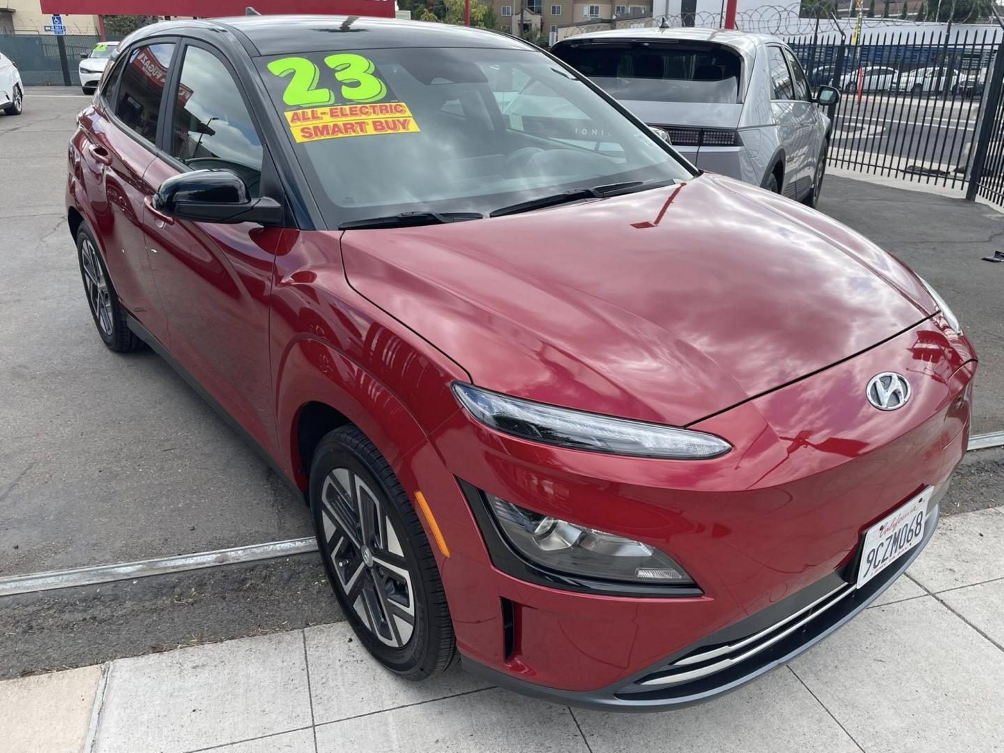 2023 Hyundai Kona EV SEL (KM8K23AG2PU) with an ELECTRIC engine, 1A transmission, located at 744 E Miner Ave, Stockton, CA, 95202, (209) 944-5770, 37.956863, -121.282082 - PLUS TAXES AND FEES NO CHARGER AVAILABLE - Photo#1
