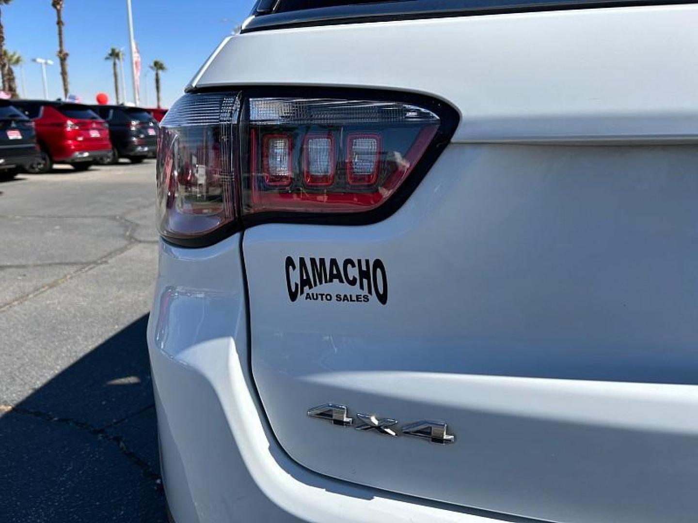 2023 WHITE Jeep Compass (3C4NJDCN1PT) with an 4-Cyl Turbo 2.0 Liter engine, Automatic 8-Spd transmission, located at 412 Auto Vista Drive, Palmdale, 93551, (661) 945-0620, 34.592636, -118.136681 - Photo#3