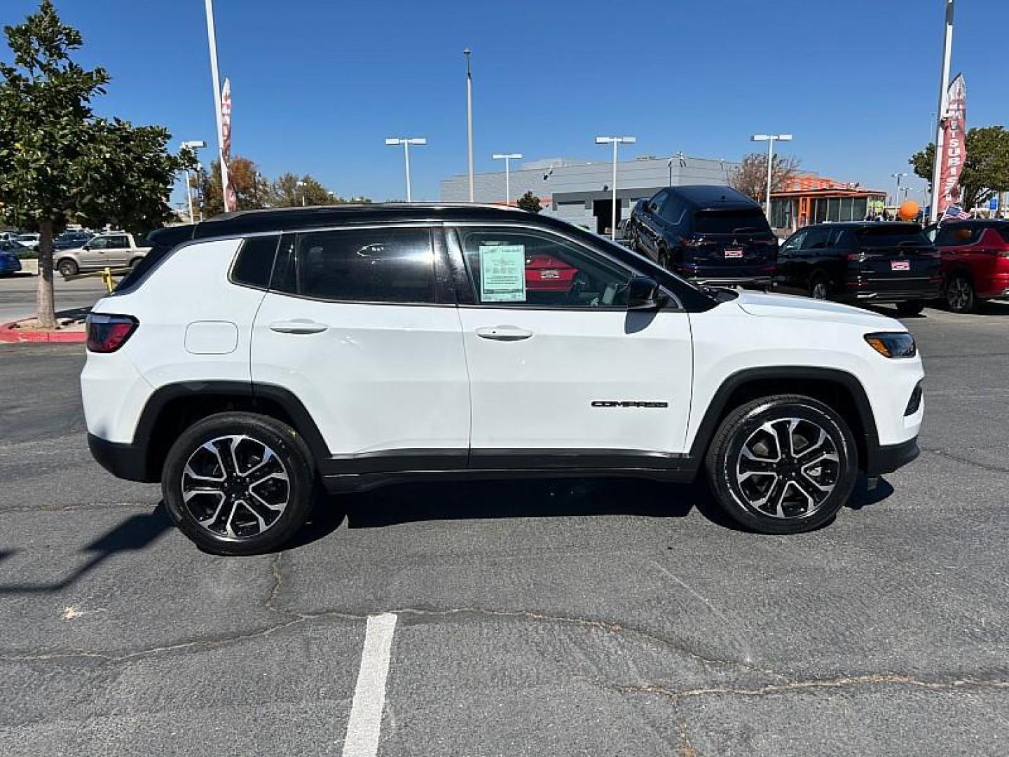 2023 WHITE Jeep Compass (3C4NJDCN1PT) with an 4-Cyl Turbo 2.0 Liter engine, Automatic 8-Spd transmission, located at 412 Auto Vista Drive, Palmdale, 93551, (661) 945-0620, 34.592636, -118.136681 - Photo#18