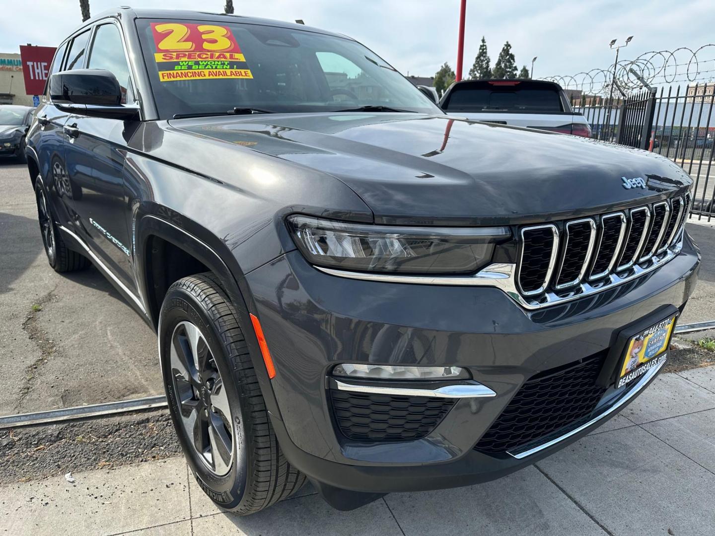 2023 Jeep Grand Cherokee 4xe Limited (1C4RJYB63PC) with an 2.0L L4 DOHC 16V HYBRID engine, 8A transmission, located at 744 E Miner Ave, Stockton, CA, 95202, (209) 944-5770, 37.956863, -121.282082- Photo#0