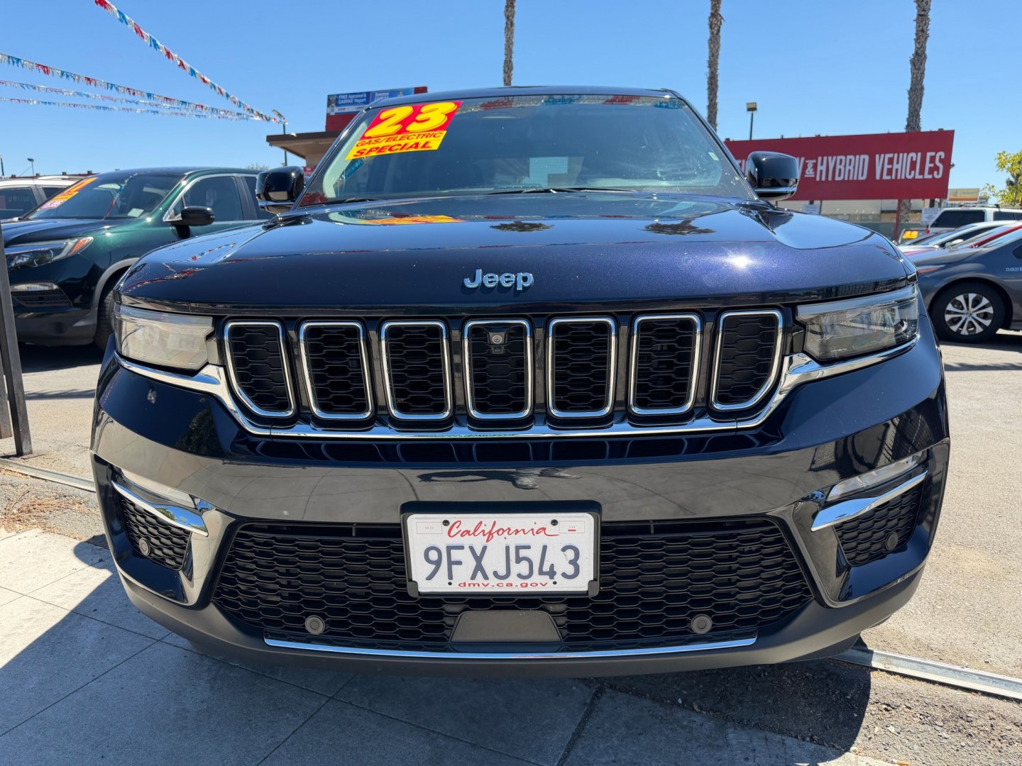 2023 Jeep Grand Cherokee 4xe (1C4RJYB65P8) with an 2.0L L4 DOHC 16V HYBRID engine, 8A transmission, located at 744 E Miner Ave, Stockton, CA, 95202, (209) 944-5770, 37.956863, -121.282082- Photo#2