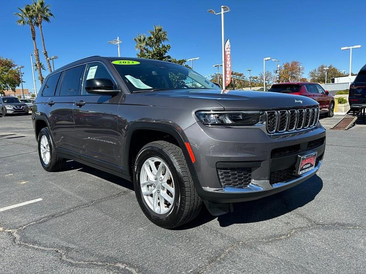 2023 GRAY Jeep Grand Cherokee L (1C4RJKAG2P8) with an V6 VVT 3.6 Liter engine, Automatic 8-Spd transmission, located at 412 Auto Vista Drive, Palmdale, 93551, (661) 945-0620, 34.592636, -118.136681 - Photo#0