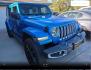 2023 BLUE Jeep Wrangler 4xe (1C4JJXP68PW) with an 4-Cyl Turbo 2.0L Hybrid engine, Automatic 8-Spd transmission, located at 412 Auto Vista Drive, Palmdale, 93551, (661) 945-0620, 34.592636, -118.136681 - Photo#0