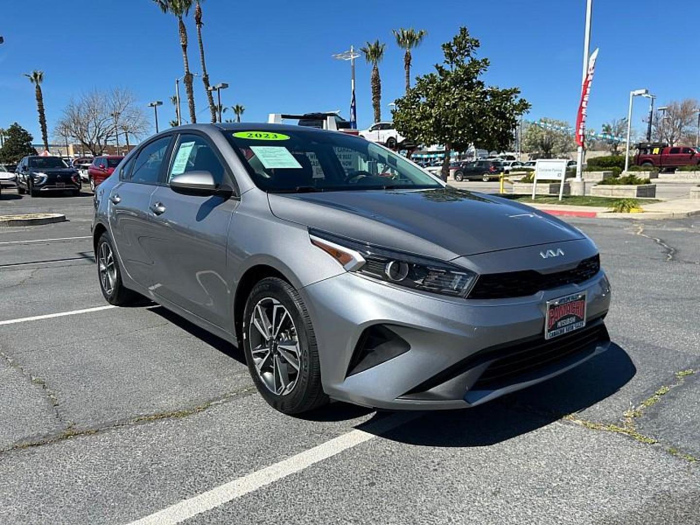 2023 GRAY Kia Forte (3KPF24ADXPE) with an 4-Cyl 2.0 Liter engine, Automatic IVT transmission, located at 412 Auto Vista Drive, Palmdale, 93551, (661) 945-0620, 34.592636, -118.136681 - Photo#0