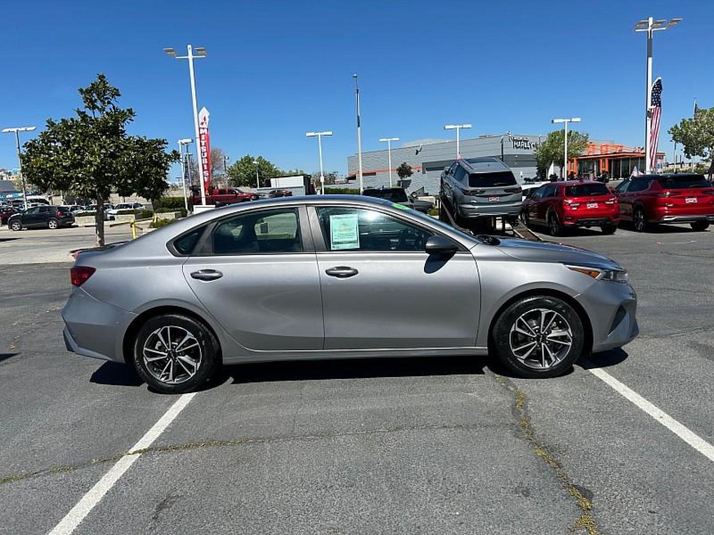 2023 GRAY Kia Forte (3KPF24ADXPE) with an 4-Cyl 2.0 Liter engine, Automatic IVT transmission, located at 412 Auto Vista Drive, Palmdale, 93551, (661) 945-0620, 34.592636, -118.136681 - Photo#11