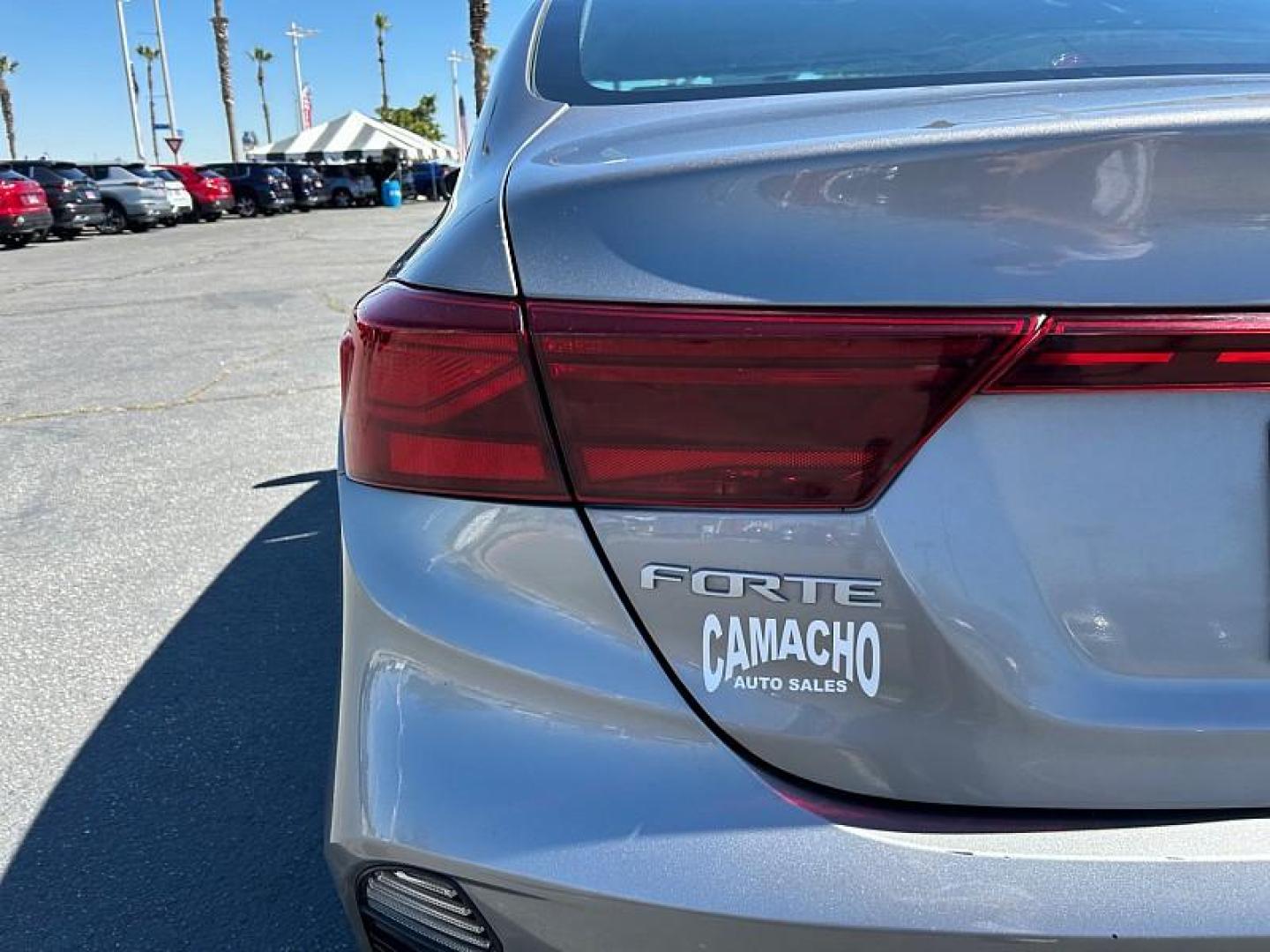 2023 GRAY Kia Forte (3KPF24ADXPE) with an 4-Cyl 2.0 Liter engine, Automatic IVT transmission, located at 412 Auto Vista Drive, Palmdale, 93551, (661) 945-0620, 34.592636, -118.136681 - Photo#14