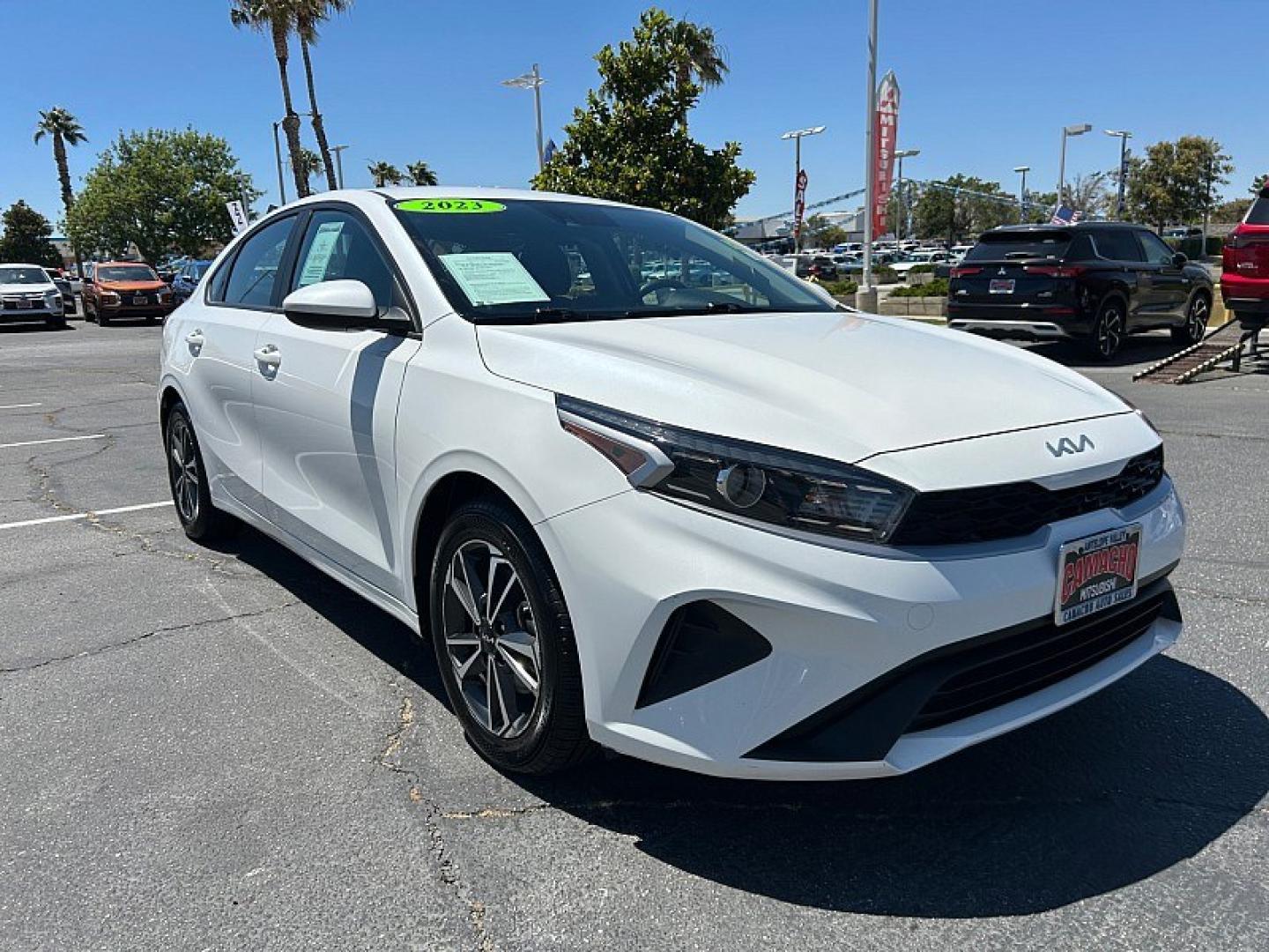 2023 White Kia Forte (3KPF24AD2PE) with an 4-Cyl 2.0 Liter engine, Automatic IVT transmission, located at 412 Auto Vista Drive, Palmdale, 93551, (661) 945-0620, 34.592636, -118.136681- Photo#0