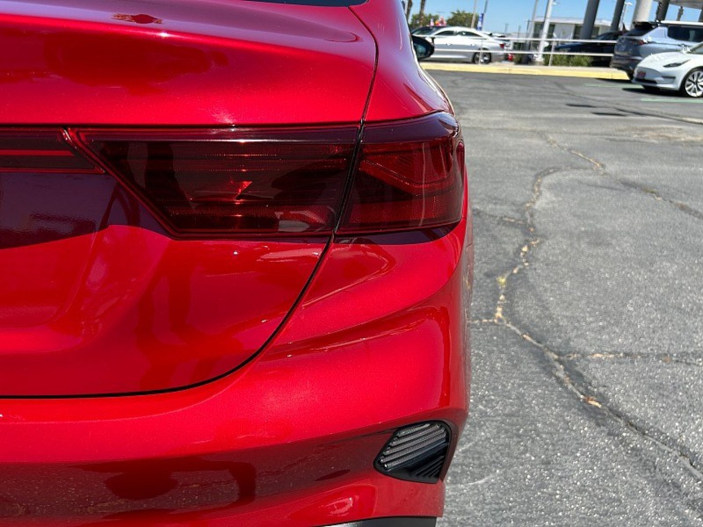 2023 Red Kia Forte (3KPF24AD6PE) with an 4-Cyl 2.0 Liter engine, Automatic IVT transmission, located at 412 Auto Vista Drive, Palmdale, 93551, (661) 945-0620, 34.592636, -118.136681- Photo#10