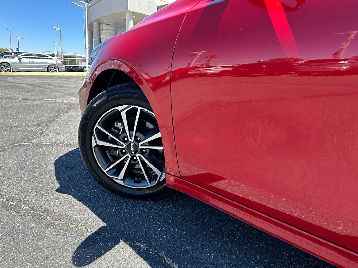 2023 Red Kia Forte (3KPF24AD6PE) with an 4-Cyl 2.0 Liter engine, Automatic IVT transmission, located at 412 Auto Vista Drive, Palmdale, 93551, (661) 945-0620, 34.592636, -118.136681- Photo#14