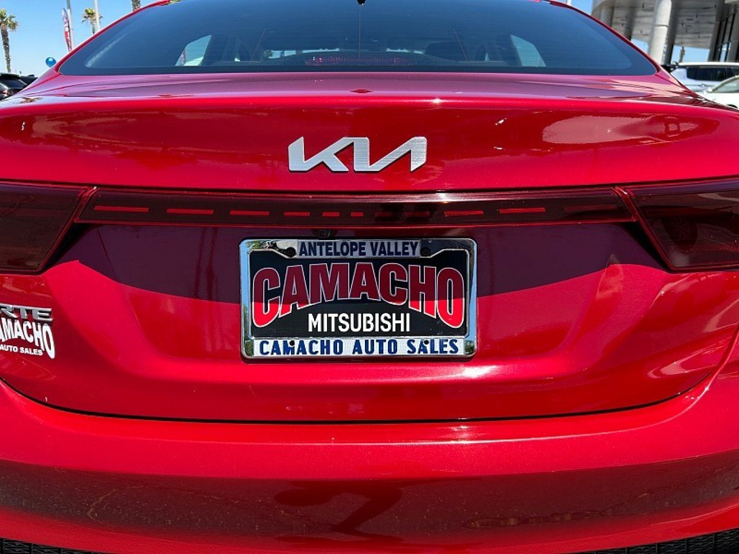 2023 Red Kia Forte (3KPF24AD6PE) with an 4-Cyl 2.0 Liter engine, Automatic IVT transmission, located at 412 Auto Vista Drive, Palmdale, 93551, (661) 945-0620, 34.592636, -118.136681- Photo#15