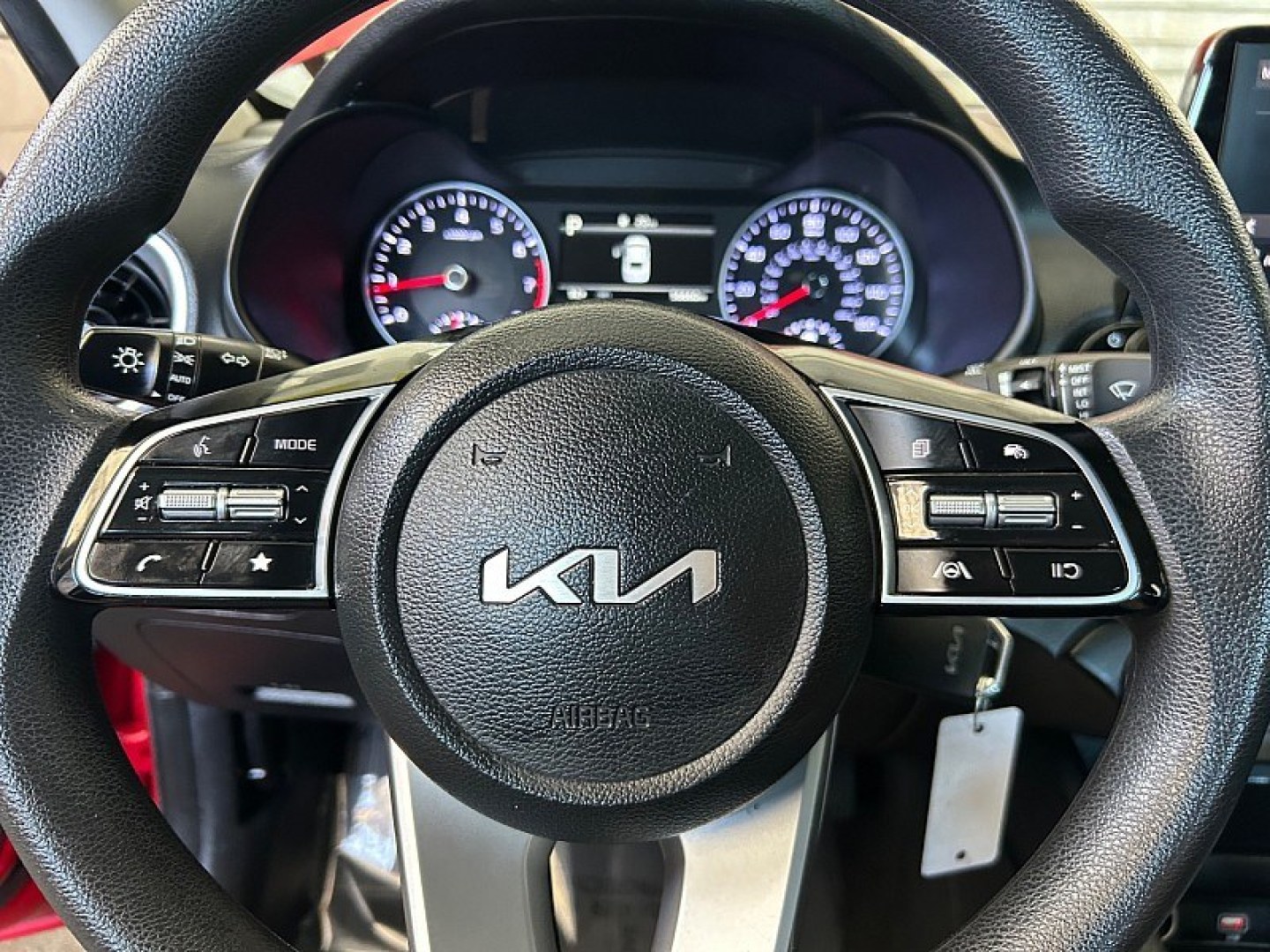 2023 Red Kia Forte (3KPF24AD6PE) with an 4-Cyl 2.0 Liter engine, Automatic IVT transmission, located at 412 Auto Vista Drive, Palmdale, 93551, (661) 945-0620, 34.592636, -118.136681- Photo#18