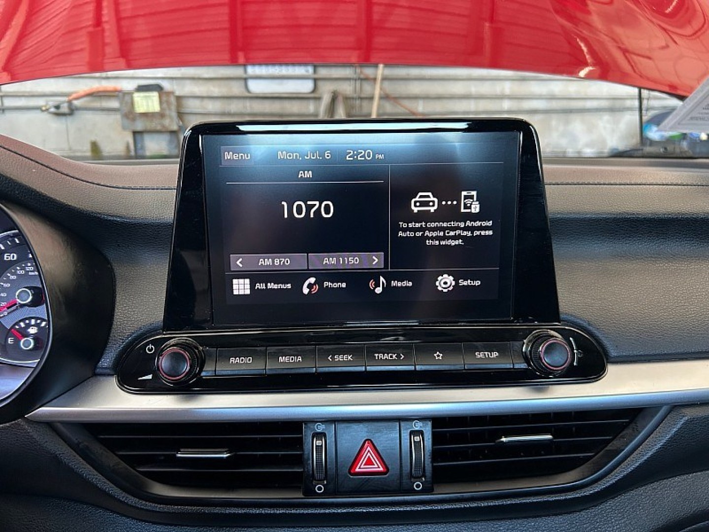 2023 Red Kia Forte (3KPF24AD6PE) with an 4-Cyl 2.0 Liter engine, Automatic IVT transmission, located at 412 Auto Vista Drive, Palmdale, 93551, (661) 945-0620, 34.592636, -118.136681- Photo#21