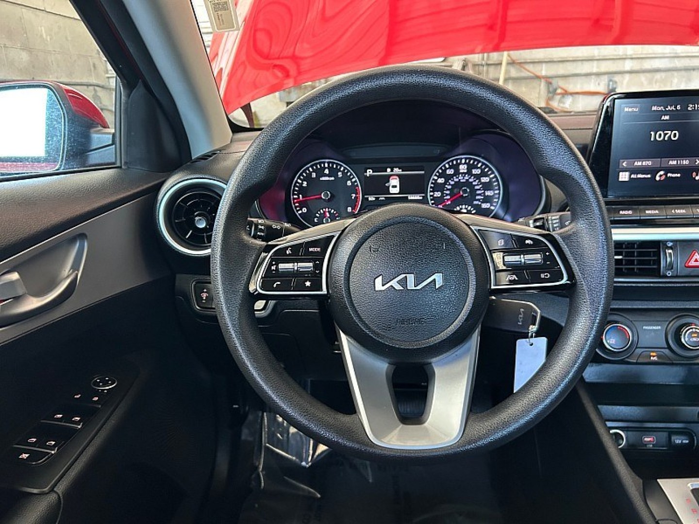 2023 Red Kia Forte (3KPF24AD6PE) with an 4-Cyl 2.0 Liter engine, Automatic IVT transmission, located at 412 Auto Vista Drive, Palmdale, 93551, (661) 945-0620, 34.592636, -118.136681- Photo#22