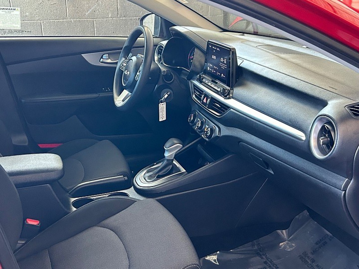2023 Red Kia Forte (3KPF24AD6PE) with an 4-Cyl 2.0 Liter engine, Automatic IVT transmission, located at 412 Auto Vista Drive, Palmdale, 93551, (661) 945-0620, 34.592636, -118.136681- Photo#29