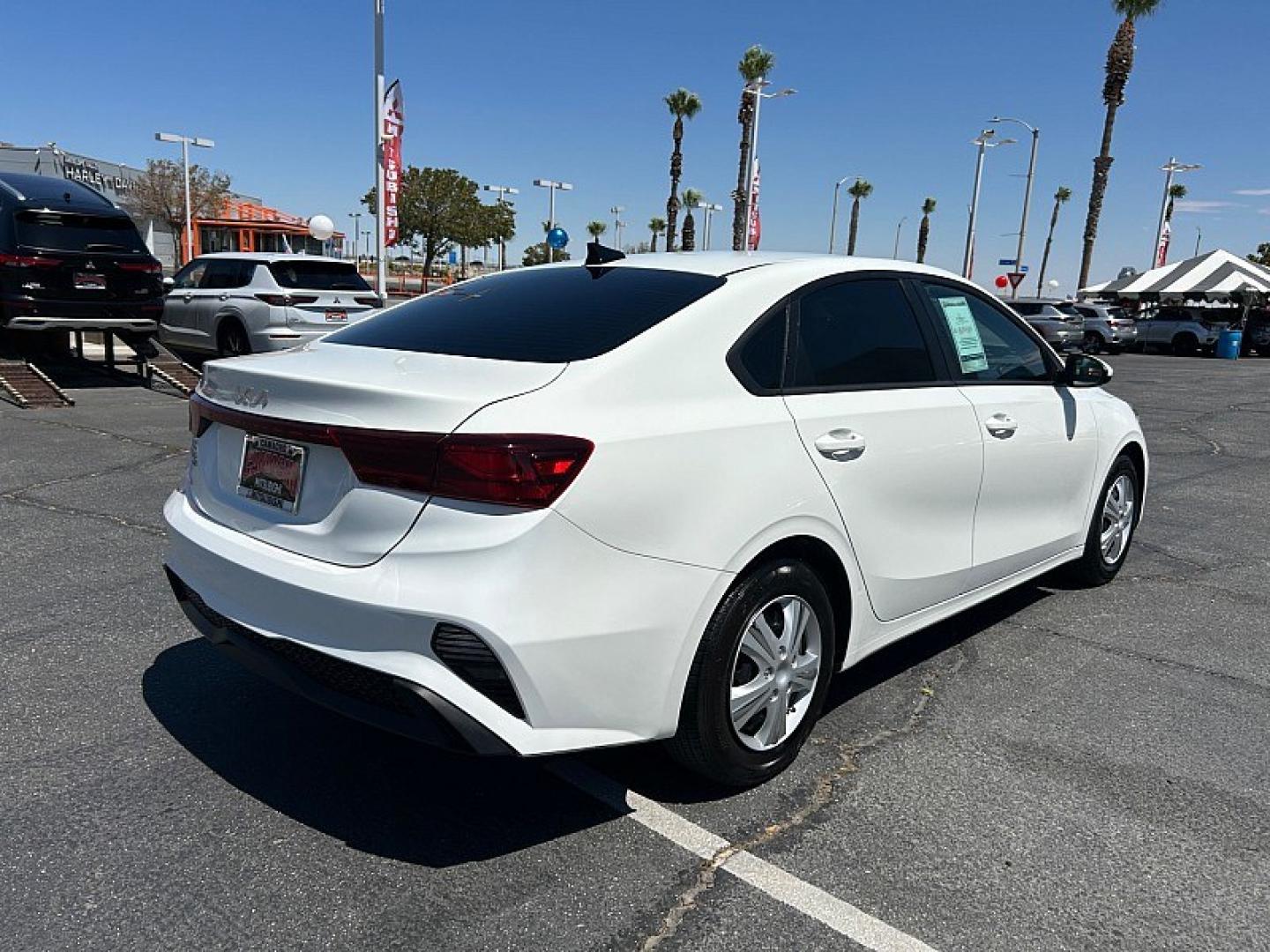 2023 White Kia Forte (3KPF24AD2PE) with an 4-Cyl 2.0 Liter engine, Automatic IVT transmission, located at 412 Auto Vista Drive, Palmdale, 93551, (661) 945-0620, 34.592636, -118.136681- Photo#6