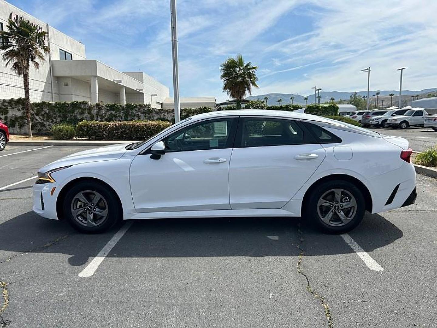 2023 WHITE Kia K5 (5XXG14J26PG) with an 4-Cyl Turbo 1.6 Liter engine, Automatic 8-Spd transmission, located at 412 Auto Vista Drive, Palmdale, 93551, (661) 945-0620, 34.592636, -118.136681 - Photo#5