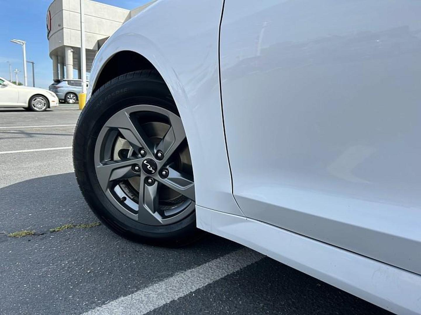 2023 WHITE Kia K5 (5XXG14J26PG) with an 4-Cyl Turbo 1.6 Liter engine, Automatic 8-Spd transmission, located at 412 Auto Vista Drive, Palmdale, 93551, (661) 945-0620, 34.592636, -118.136681 - Photo#11