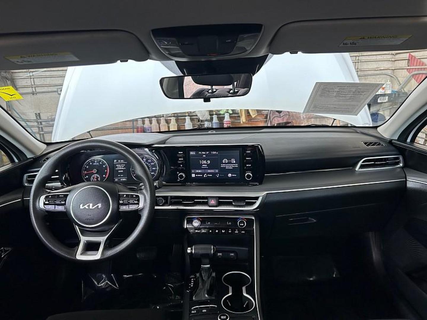 2023 WHITE Kia K5 (5XXG14J26PG) with an 4-Cyl Turbo 1.6 Liter engine, Automatic 8-Spd transmission, located at 412 Auto Vista Drive, Palmdale, 93551, (661) 945-0620, 34.592636, -118.136681 - Photo#18