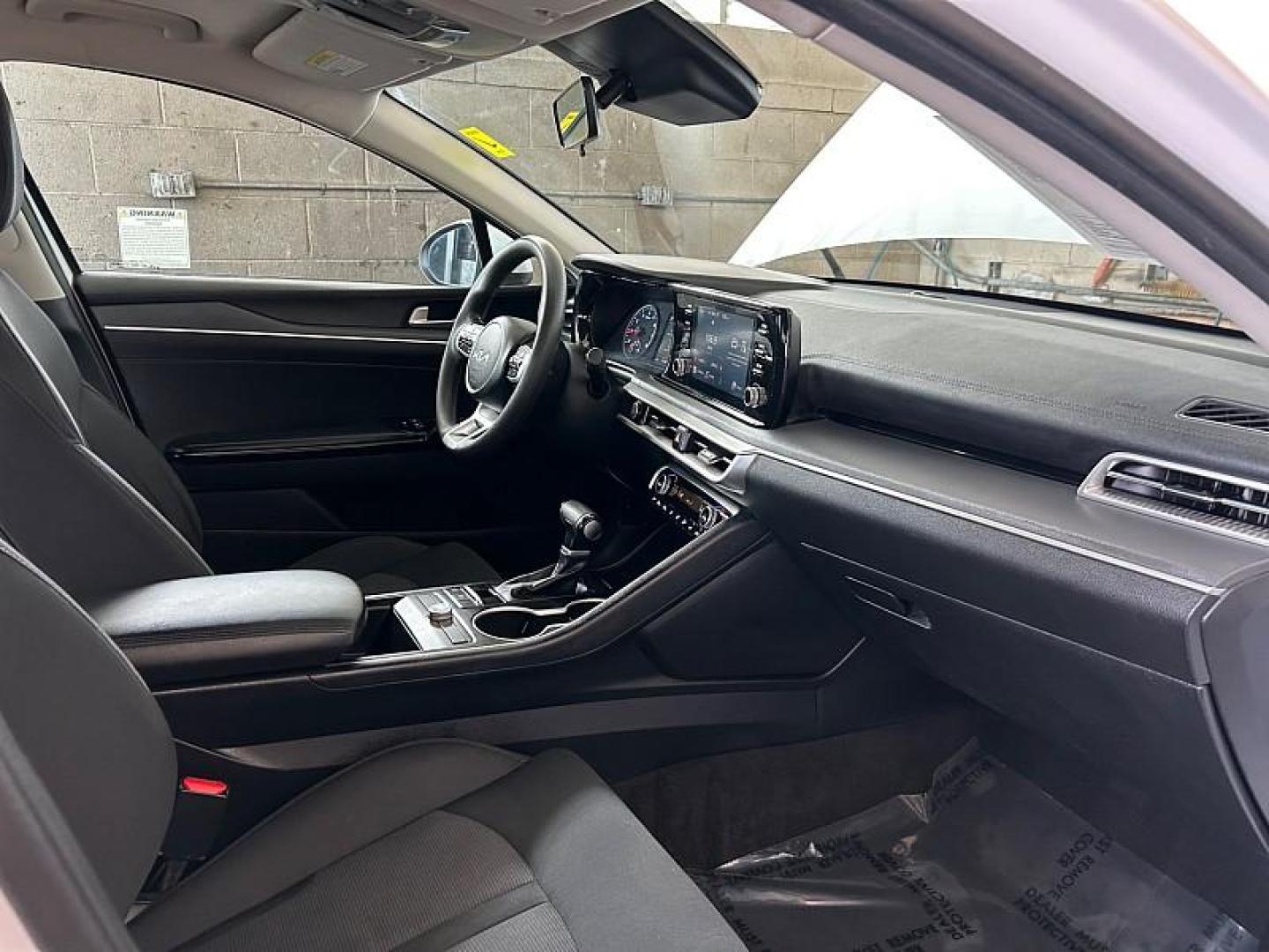 2023 WHITE Kia K5 (5XXG14J26PG) with an 4-Cyl Turbo 1.6 Liter engine, Automatic 8-Spd transmission, located at 412 Auto Vista Drive, Palmdale, 93551, (661) 945-0620, 34.592636, -118.136681 - Photo#26