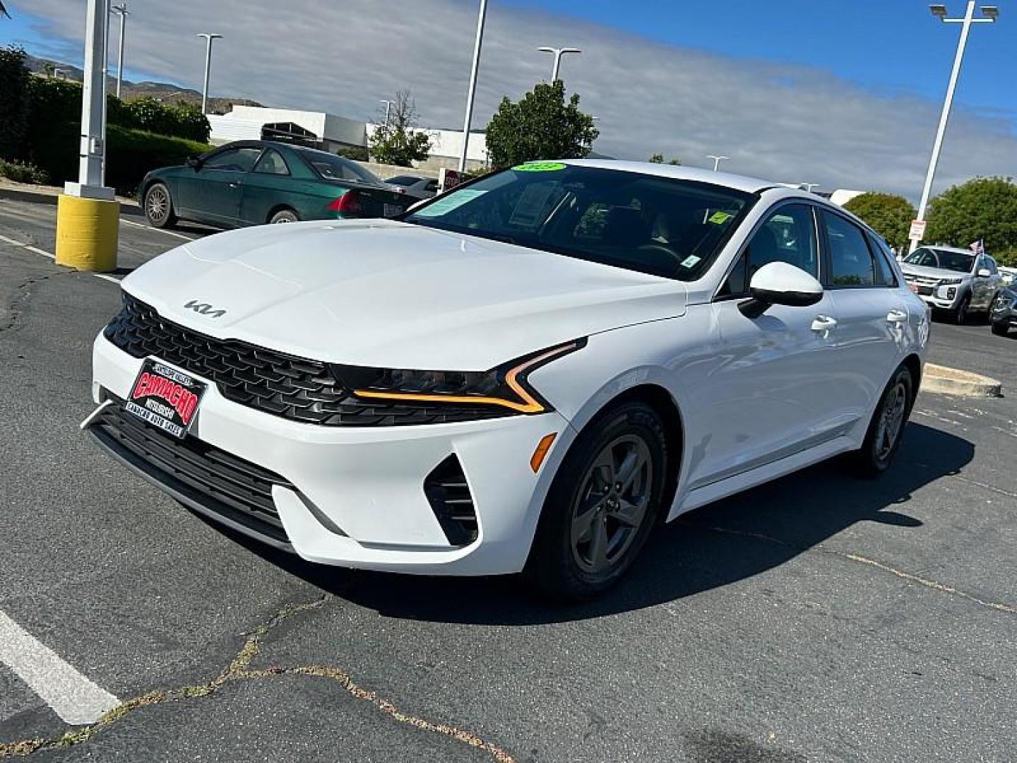 2023 WHITE Kia K5 (5XXG14J23PG) with an 4-Cyl Turbo 1.6 Liter engine, Automatic 8-Spd transmission, located at 412 Auto Vista Drive, Palmdale, 93551, (661) 945-0620, 34.592636, -118.136681 - Photo#6