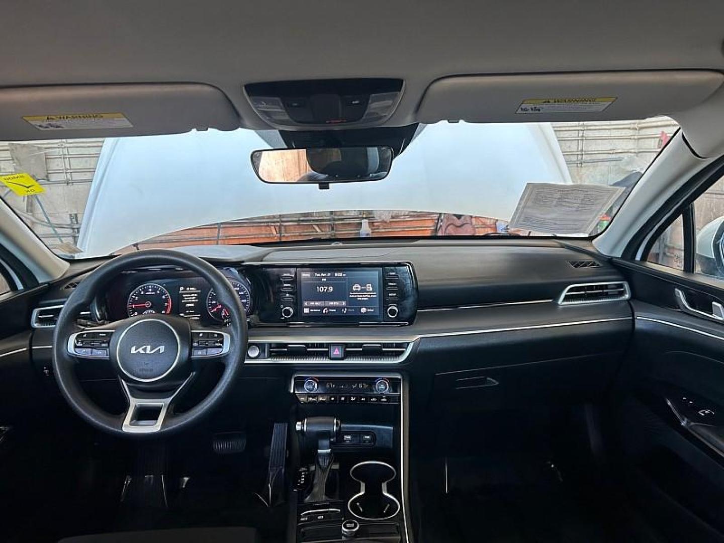 2023 WHITE Kia K5 (5XXG14J23PG) with an 4-Cyl Turbo 1.6 Liter engine, Automatic 8-Spd transmission, located at 412 Auto Vista Drive, Palmdale, 93551, (661) 945-0620, 34.592636, -118.136681 - Photo#22